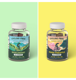Cycling Frog Cycling Frog 5mg Delta-9 25mg CBD Gummies 40ct