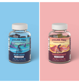 Cycling Frog 10mg Delta-9 10mg CBD Gummies 40ct