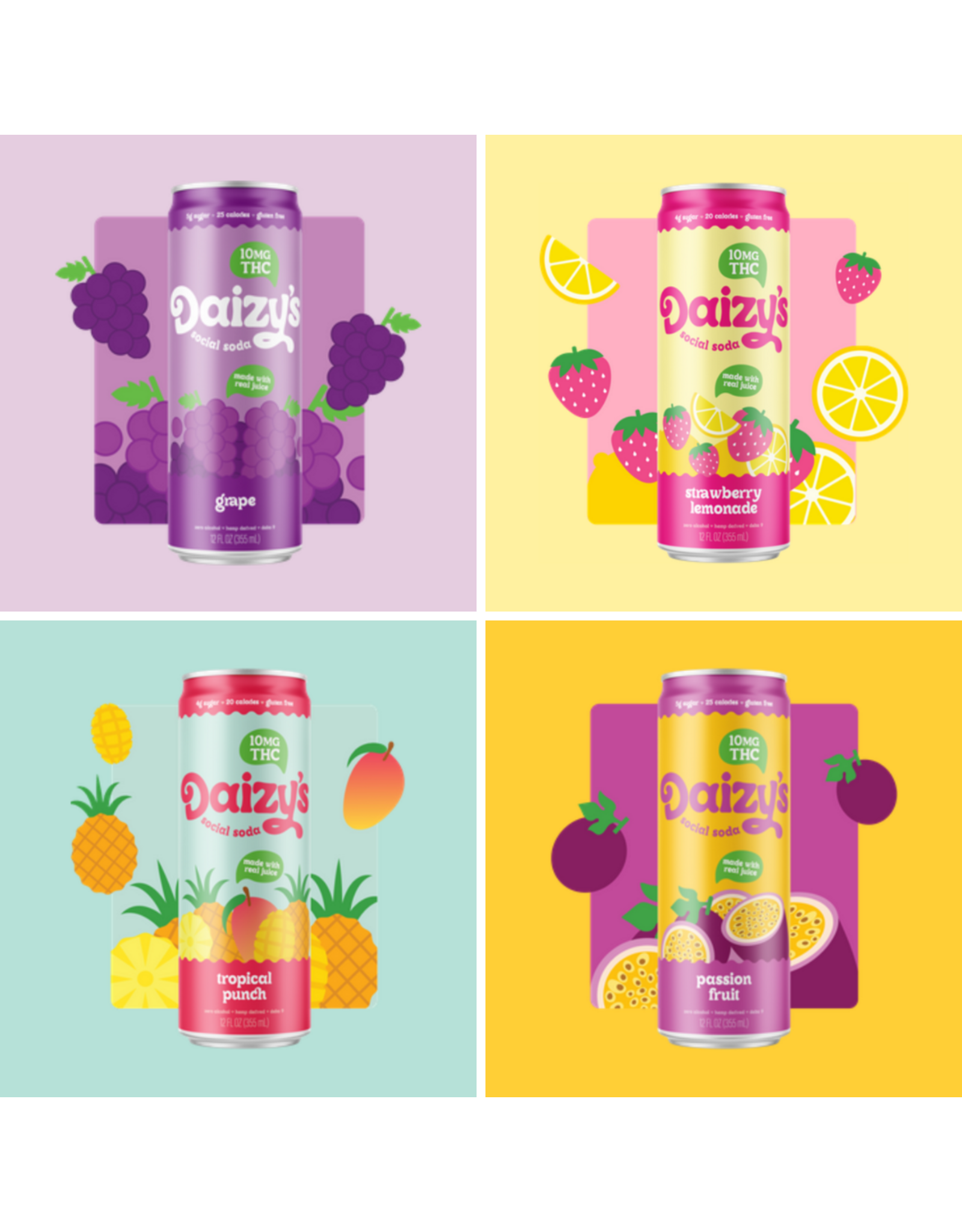 Daizys 10mg Delta-9 Social Soda 12floz