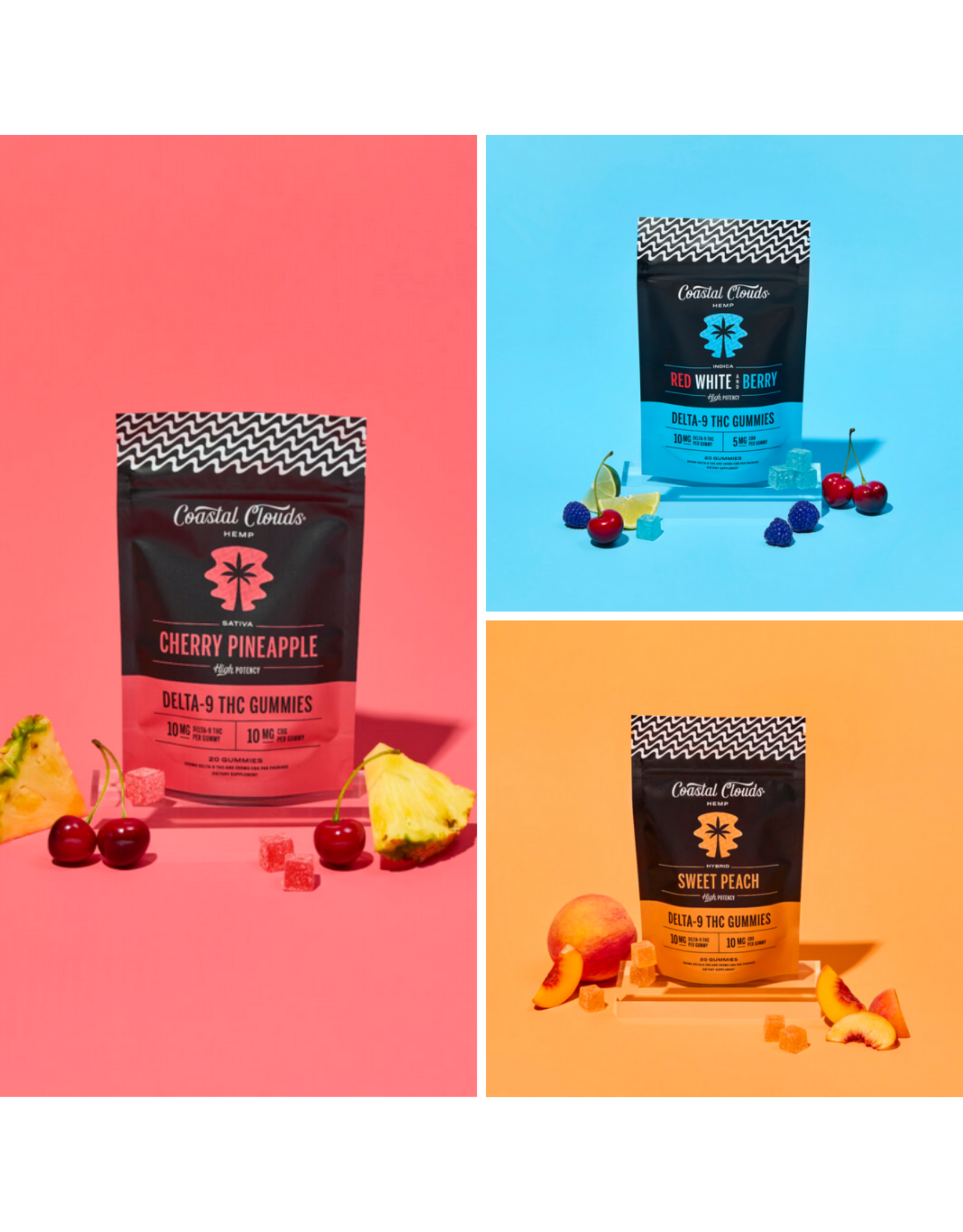 Coastal Clouds Coastal Clouds 10mg Delta-9 Gummies 20ct