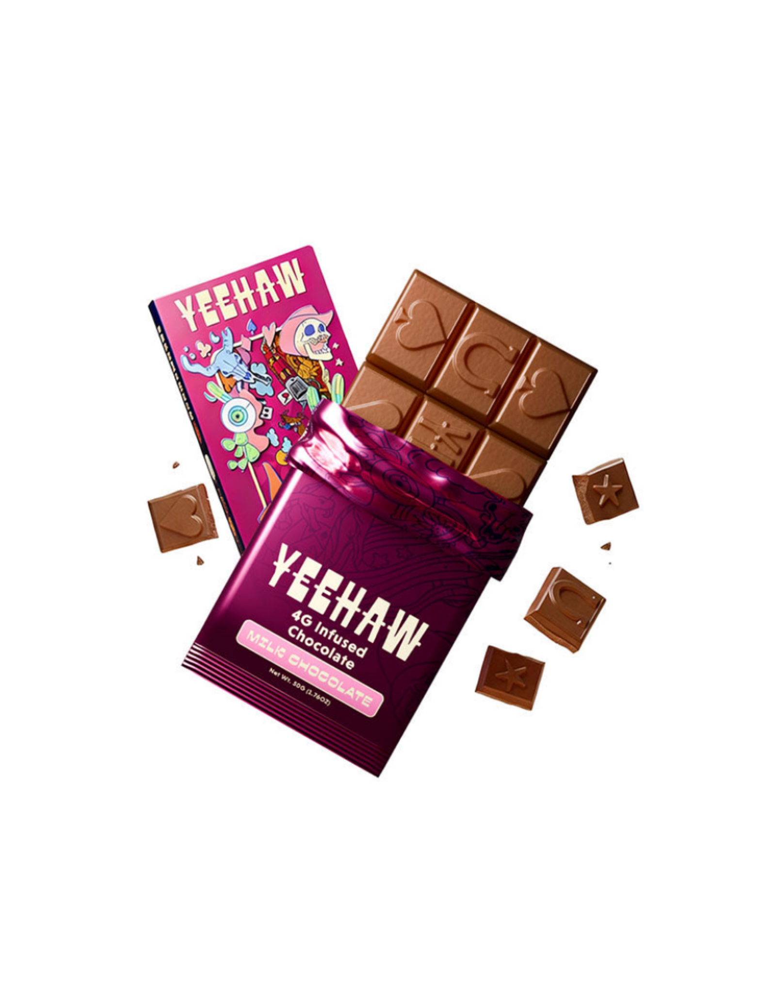 Yeehaw YEEHAW Mushroom Chocolate Bars 50g