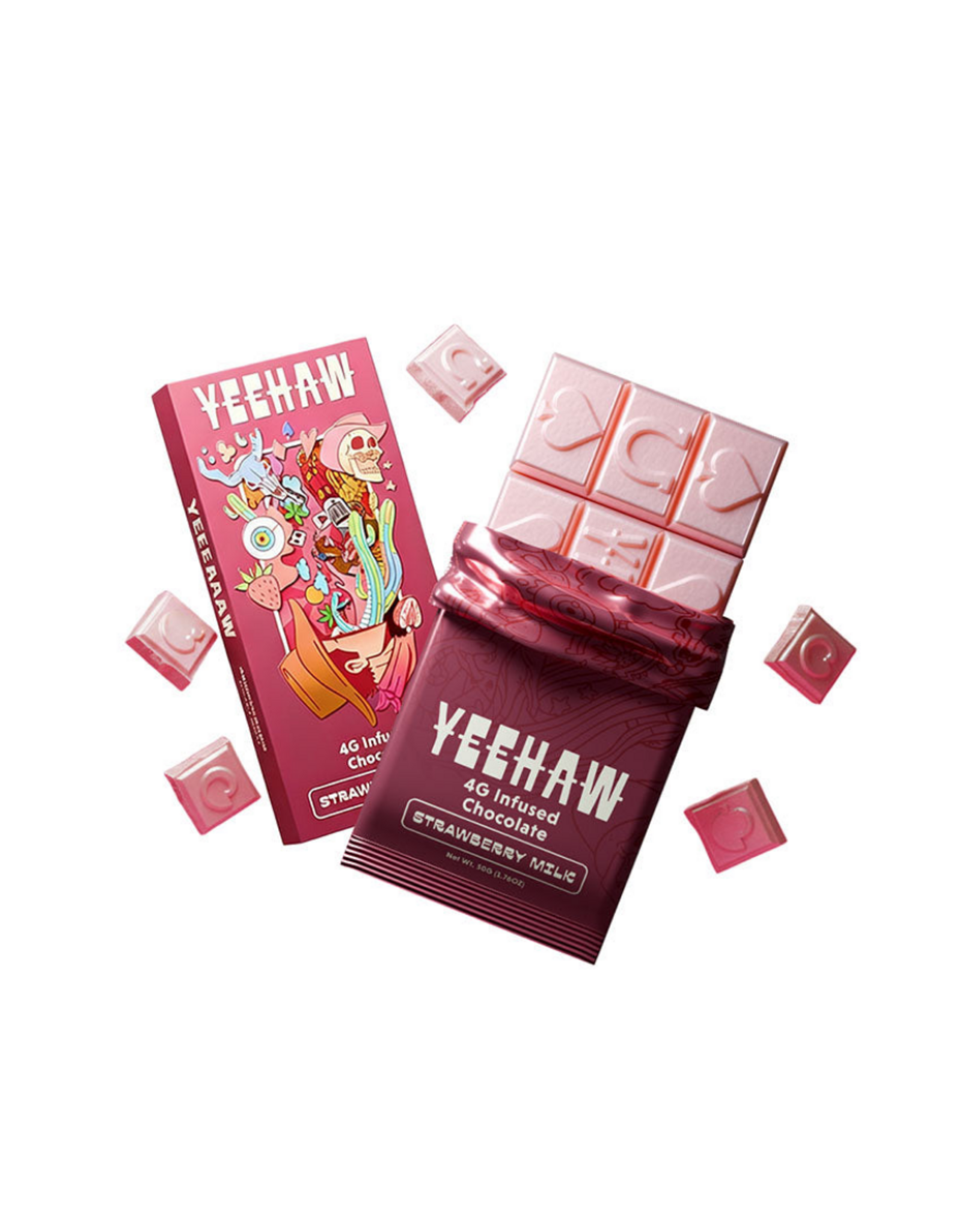 Yeehaw YEEHAW Mushroom Chocolate Bars 50g