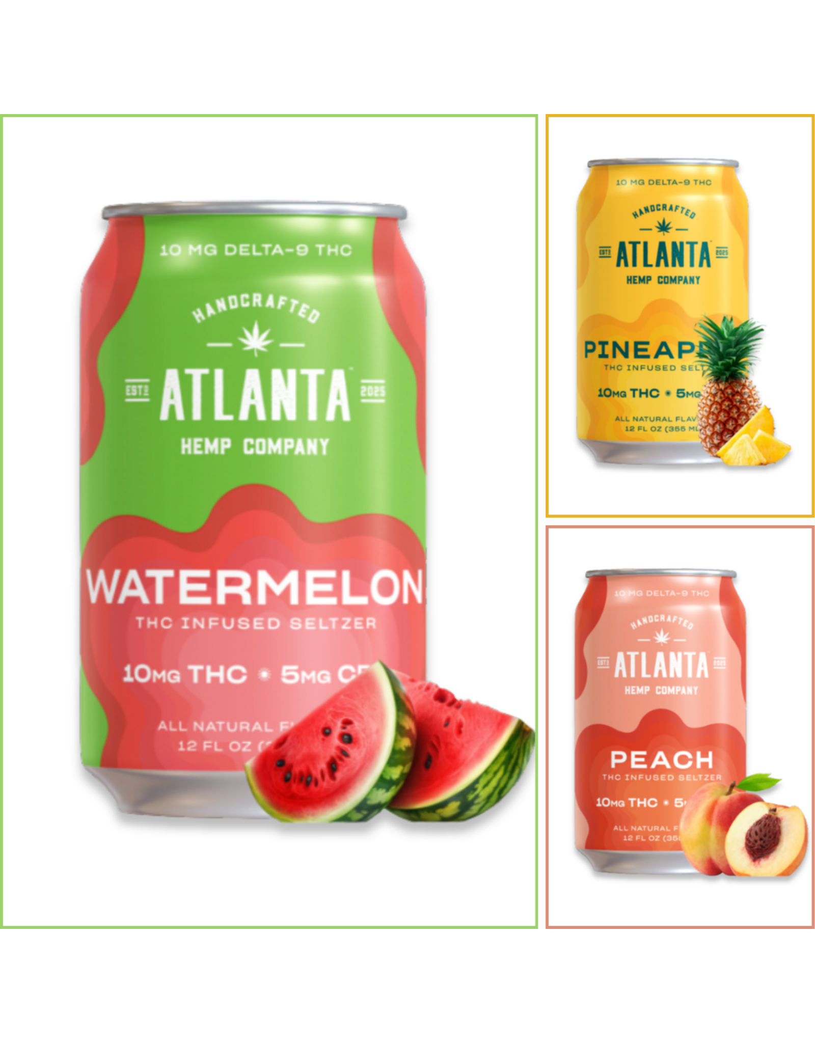 Atlanta Hemp Company Atlanta Hemp Company 10mg Delta-9 Seltzer 12floz