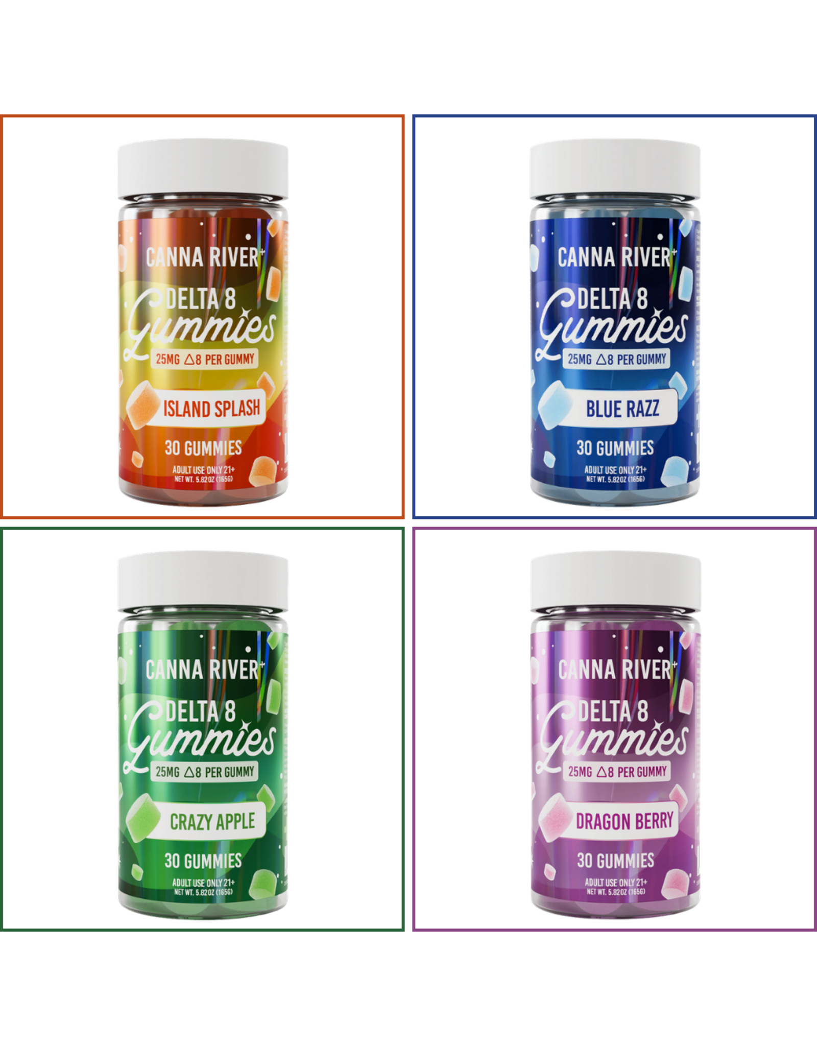 Canna River Canna River 25mg Delta-8 Gummies 30ct