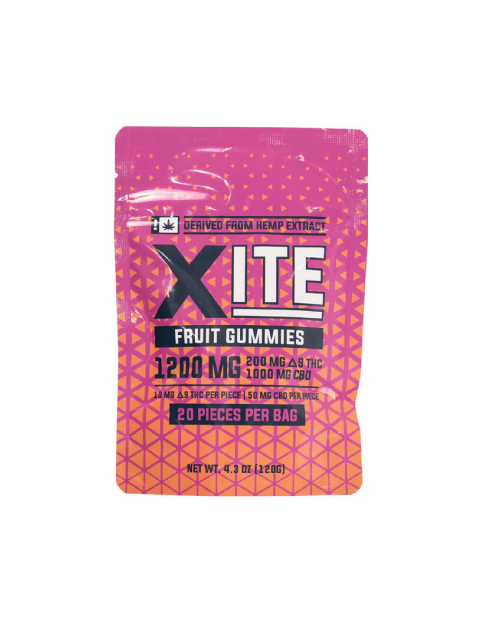 XITE 10mg Delta-9 Fruit Gummies 20ct