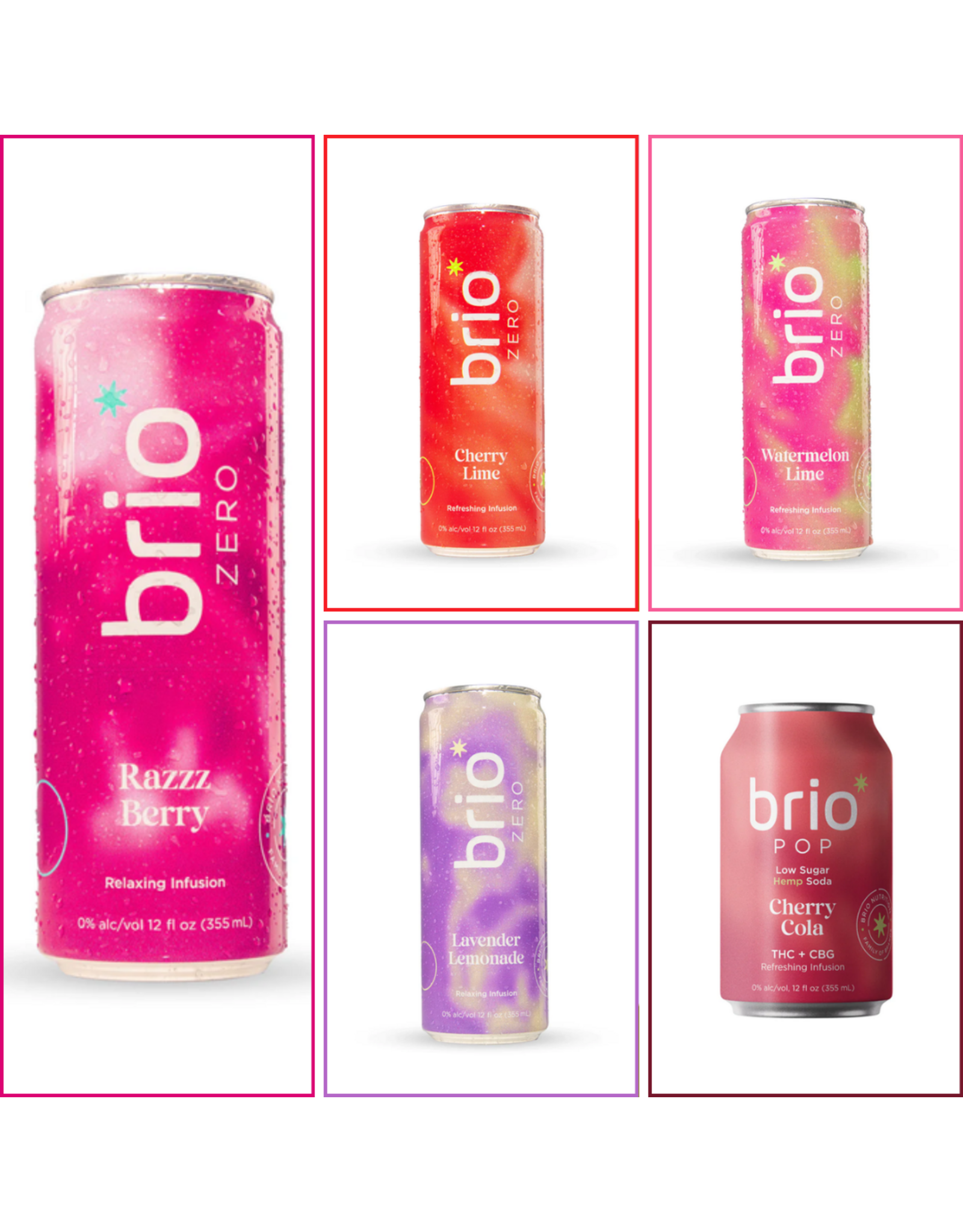 Brio 10mg Delta-9 Seltzer 12floz