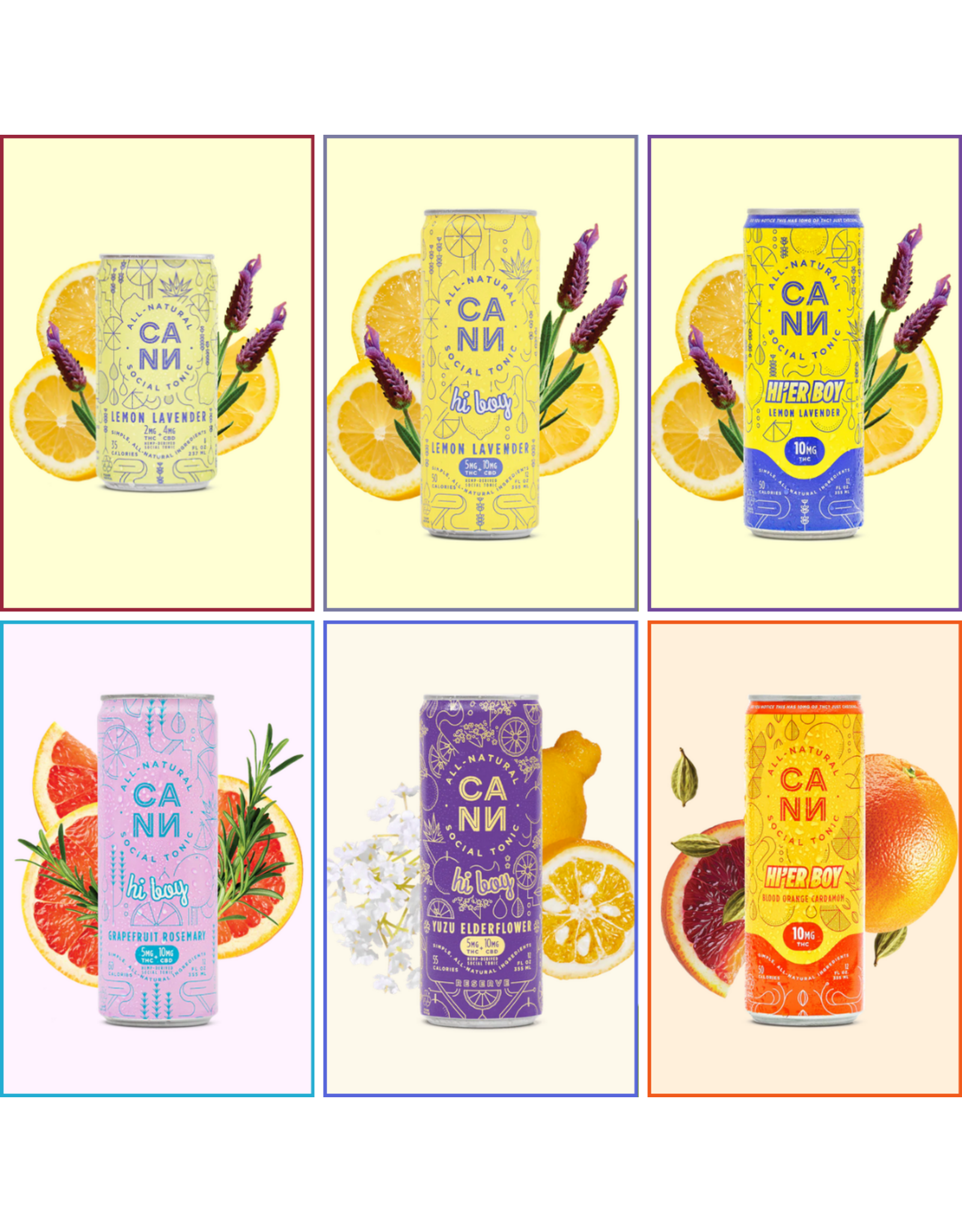 CANN Delta-9 CBD Social Tonic Beverages