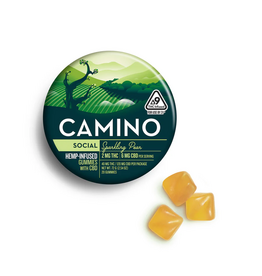 Camino Camino Social Sparkling Pear 2mg Delta-9 CBD 6mg 20ct
