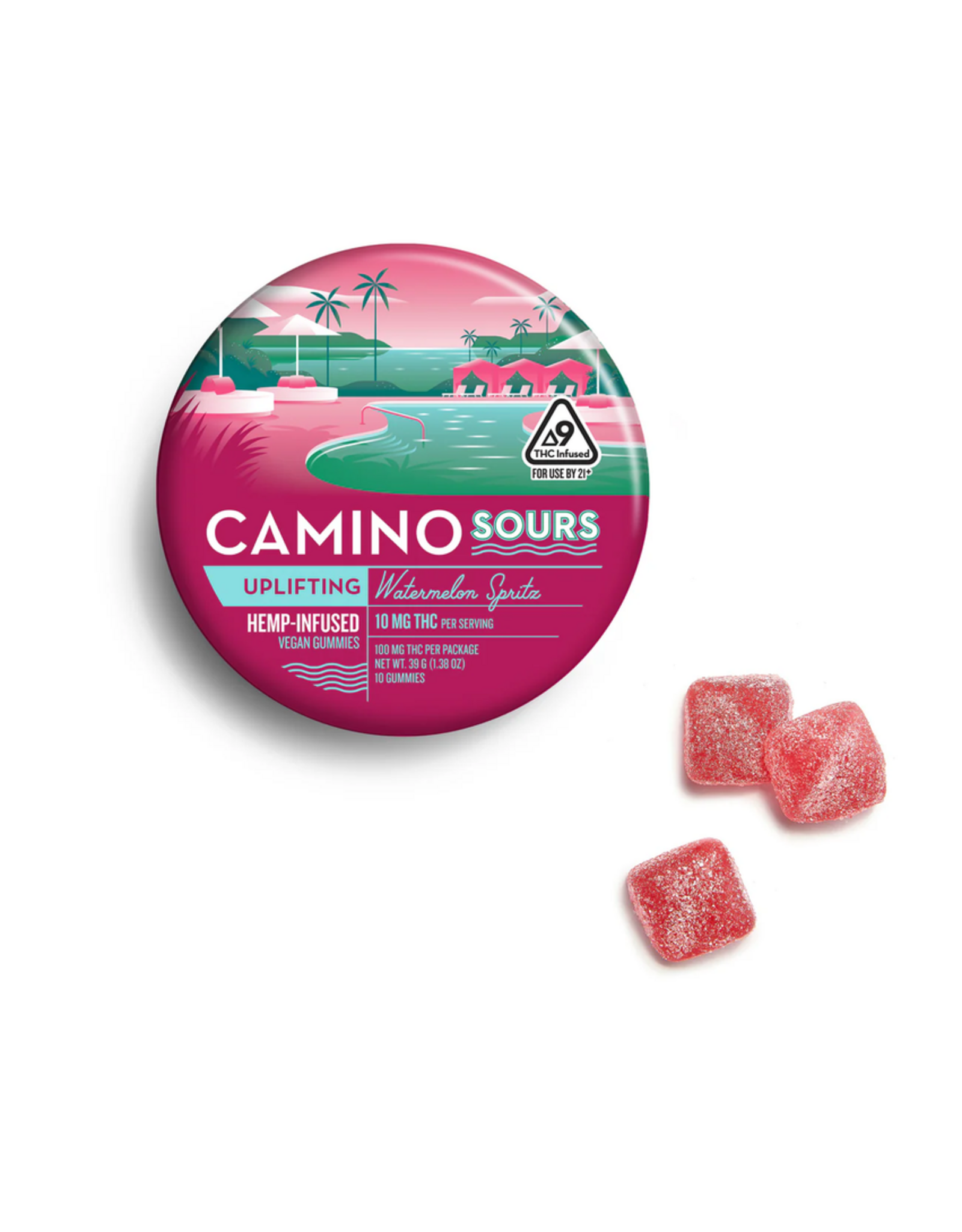 Camino Camino 10mg Delta-9 Sours Vegan Gummies 10ct