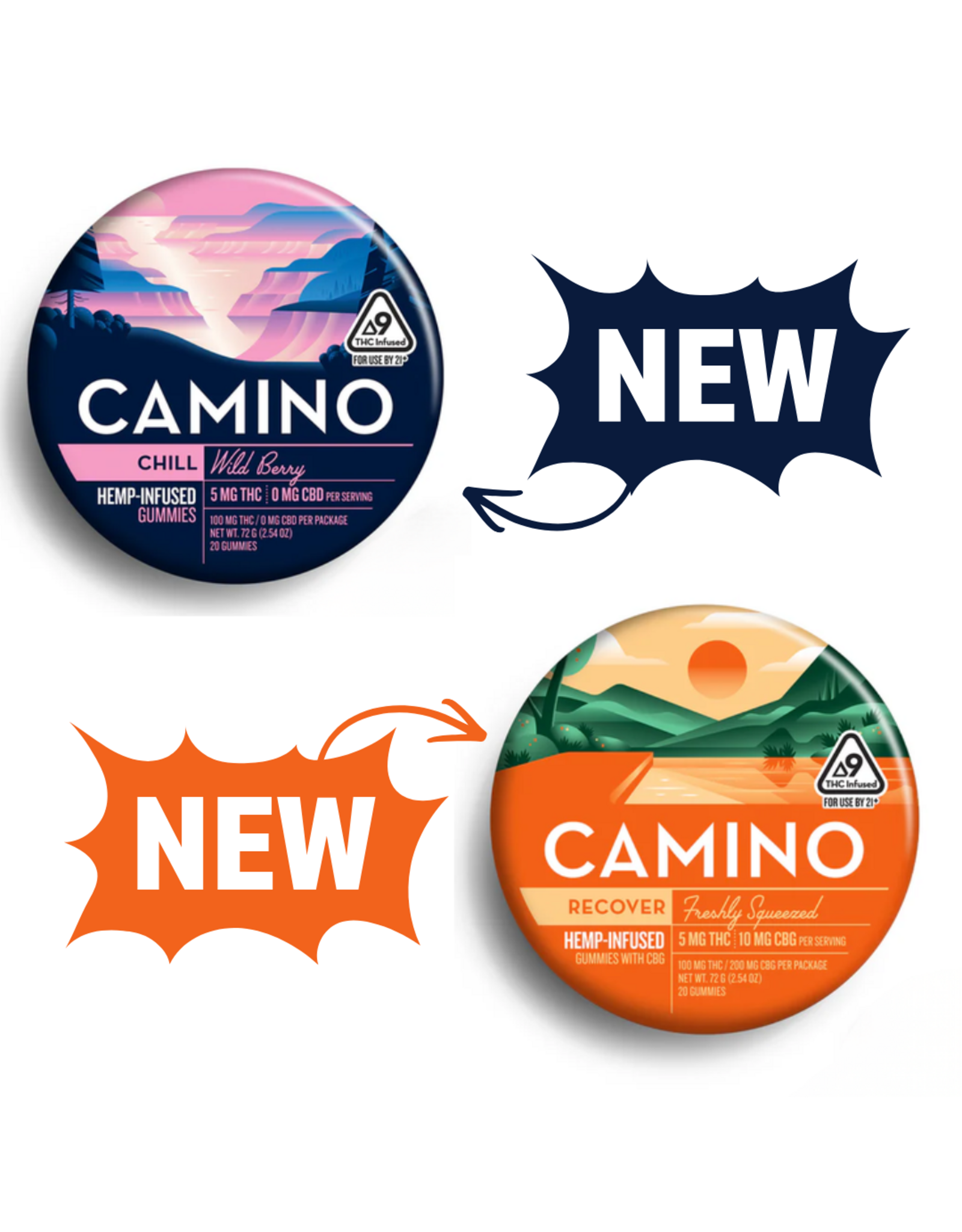 Camino Camino 5mg Delta-9 Vegan Gummies 20ct