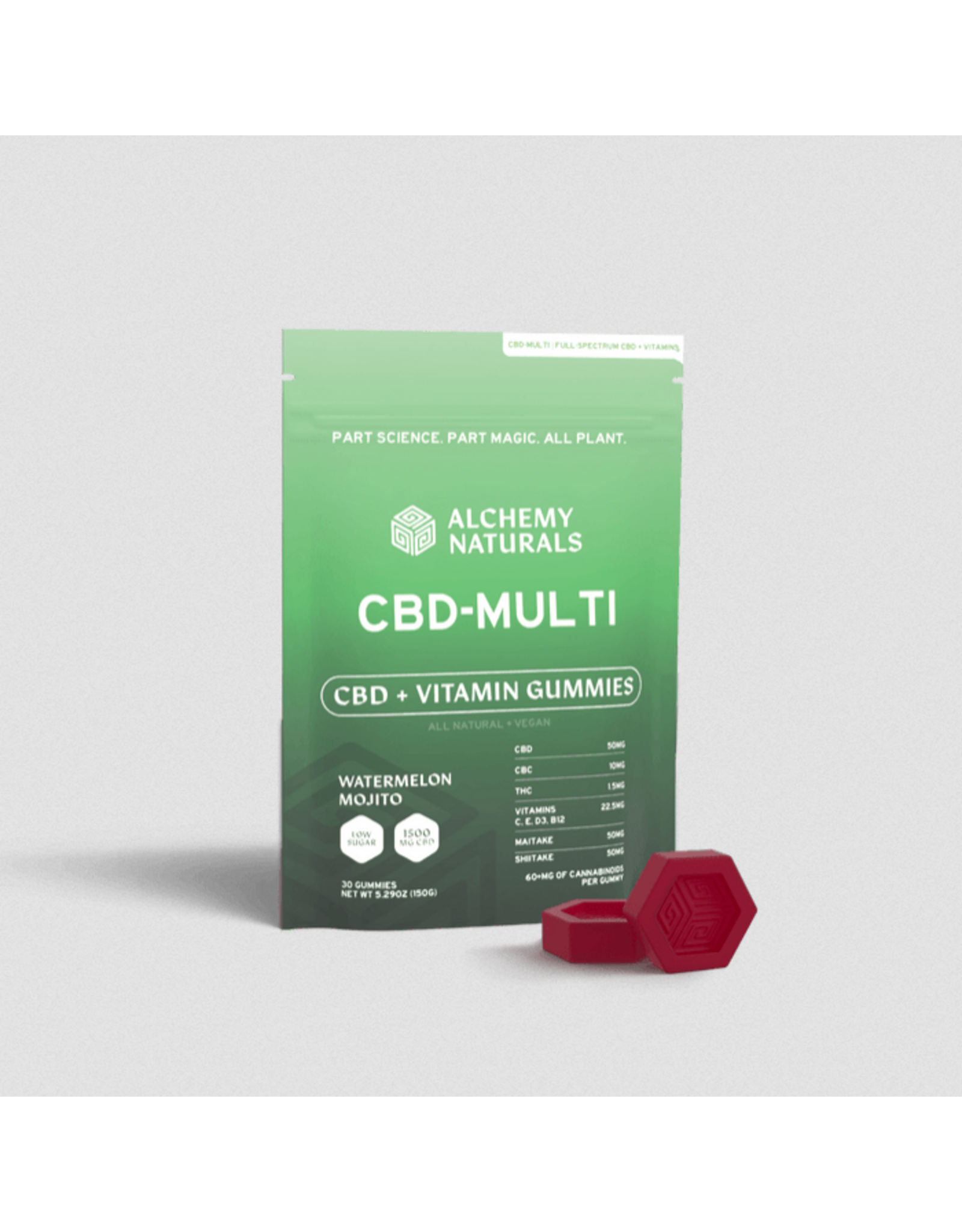 Alchemy Naturals Alchemy Naturals 50mg Full Spectrum CBD Gummies 2ct Sample