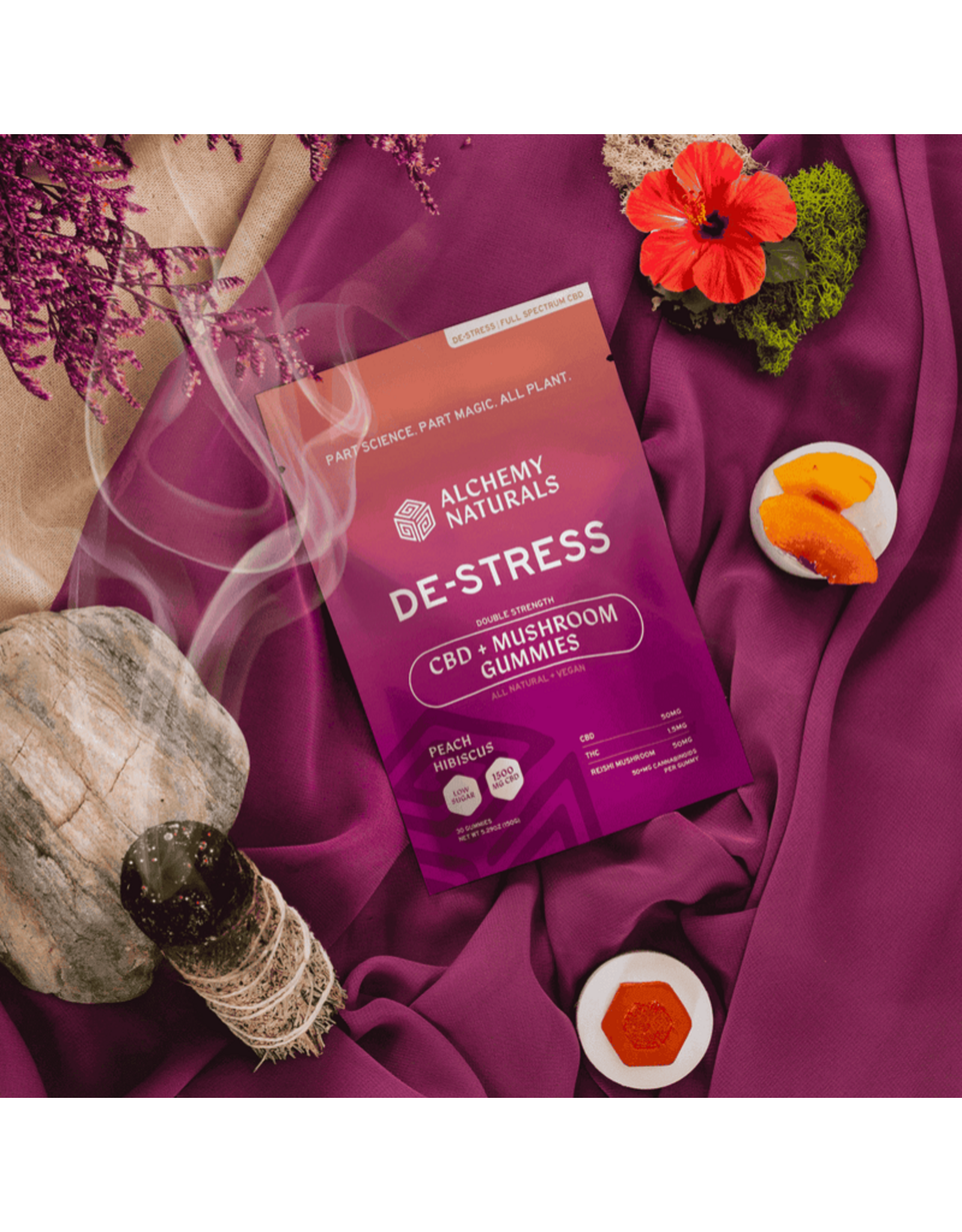 Alchemy Naturals Alchemy Naturals 50mg Full Spectrum CBD Gummies 2ct Sample