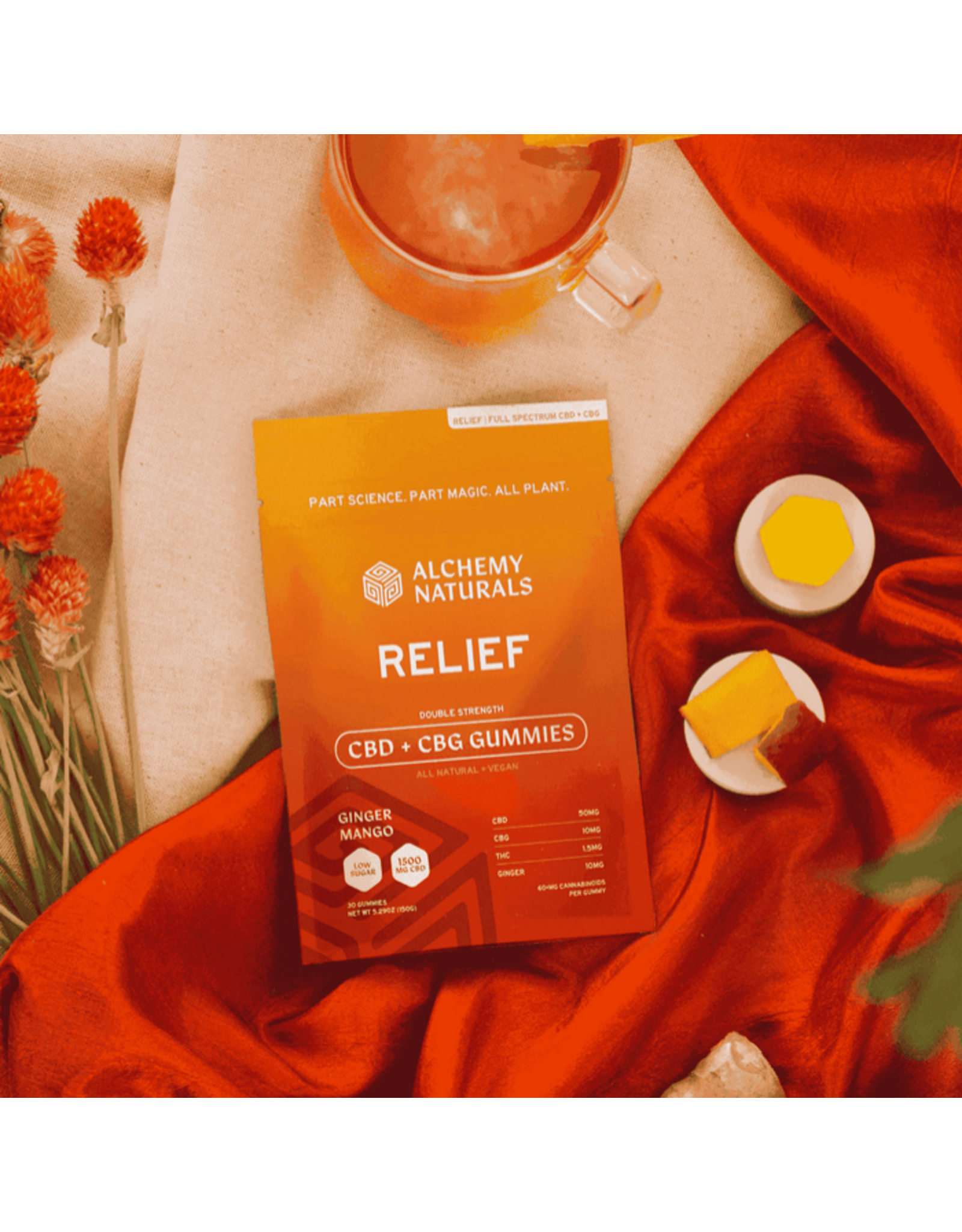 Alchemy Naturals Alchemy Naturals 50mg Full Spectrum CBD Gummies 2ct Sample