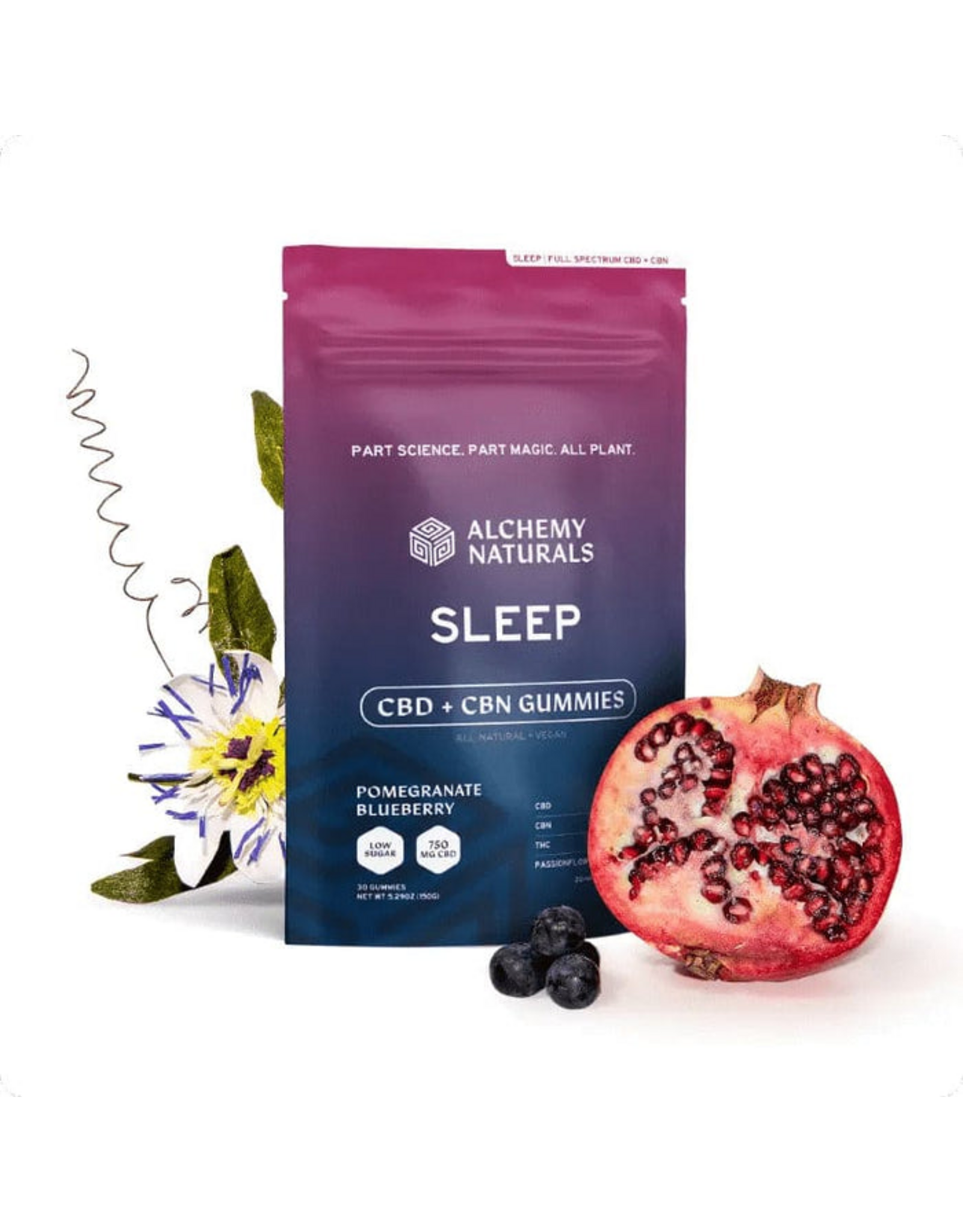Alchemy Naturals Alchemy Naturals 50mg Full Spectrum CBD Gummies 2ct Sample