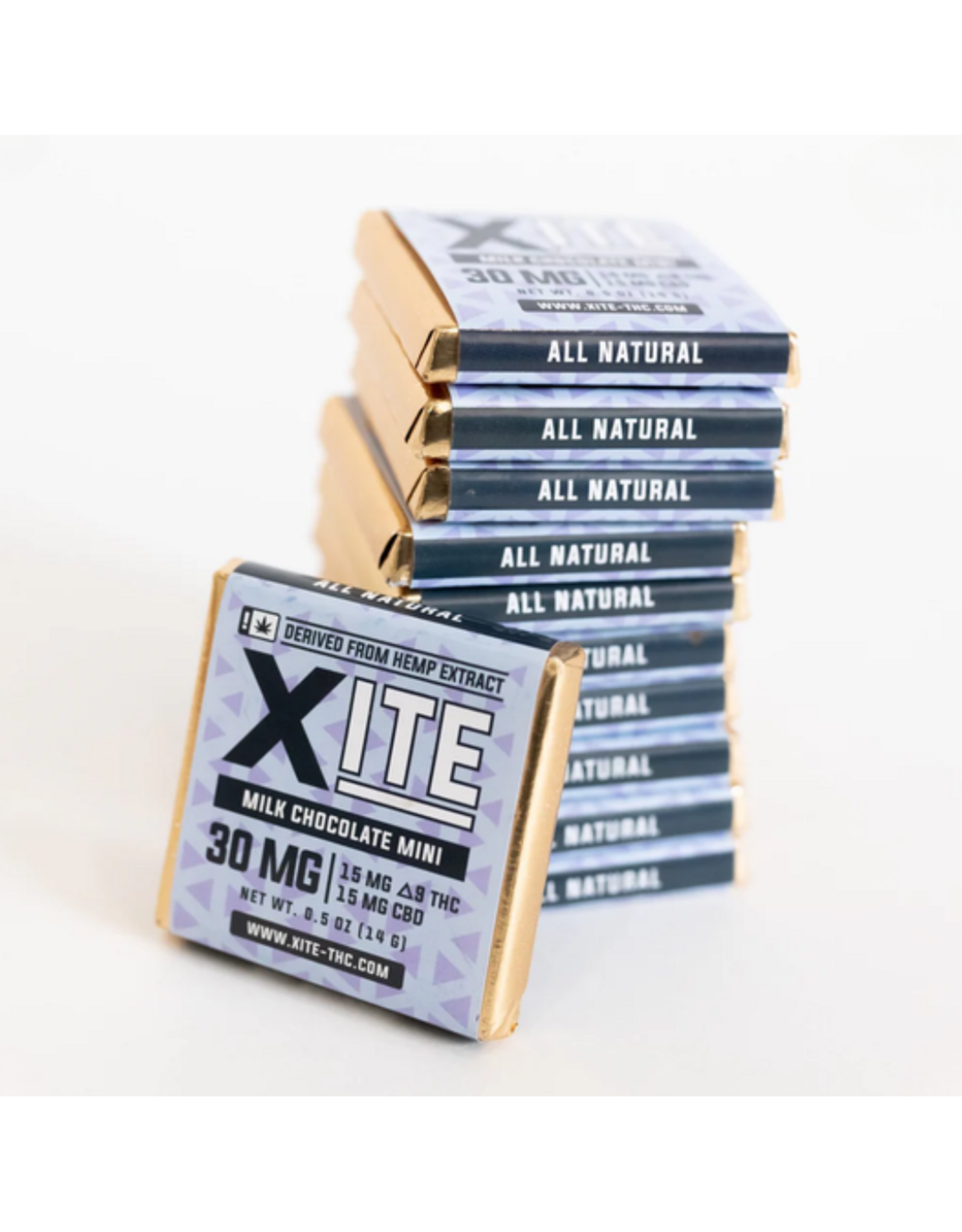 XITE XITE 15mg Delta-9 15mg CBD Candy 1ct Milk Chocolate