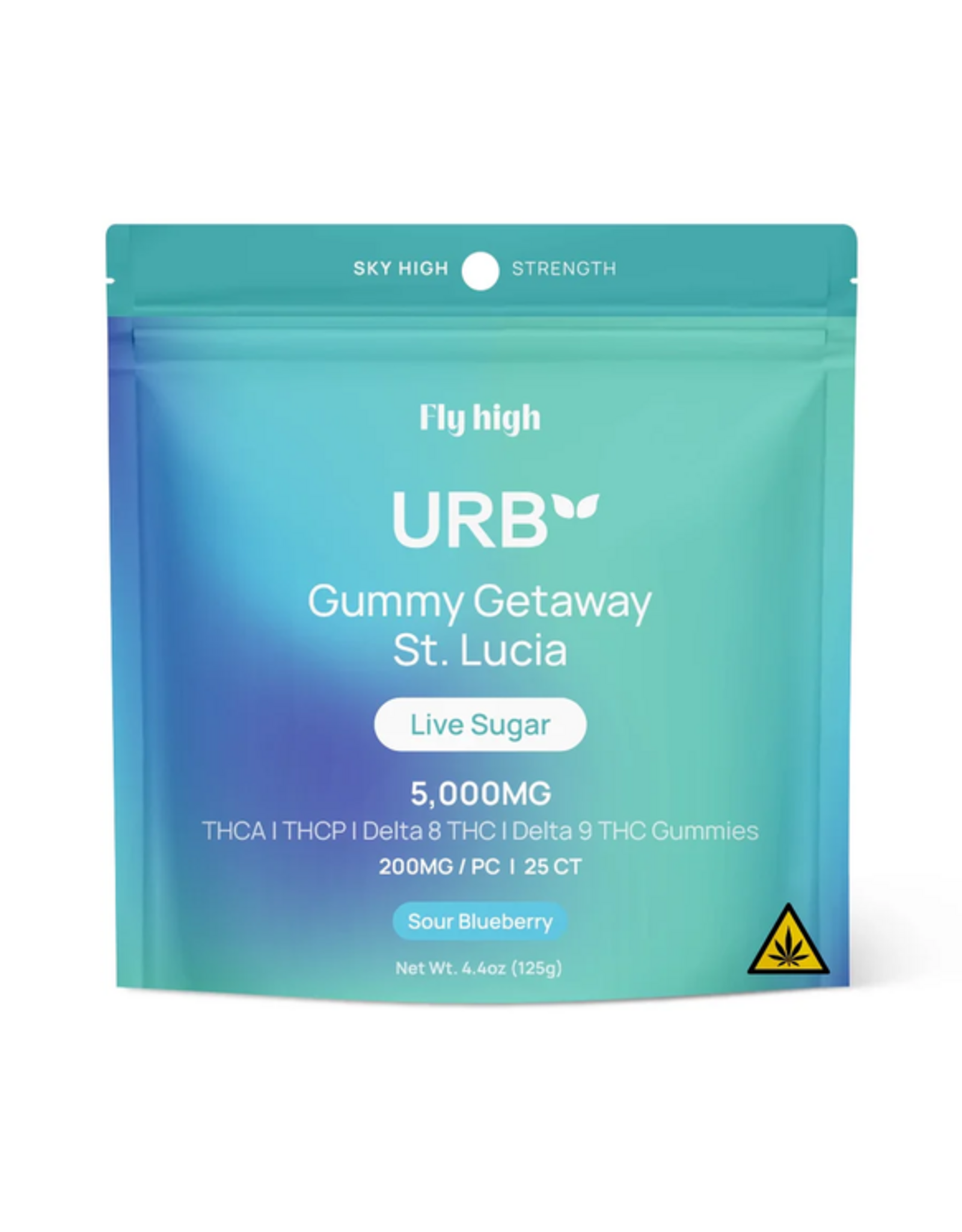 URB URB Gummy Getaway St. Lucia 200mg 25ct