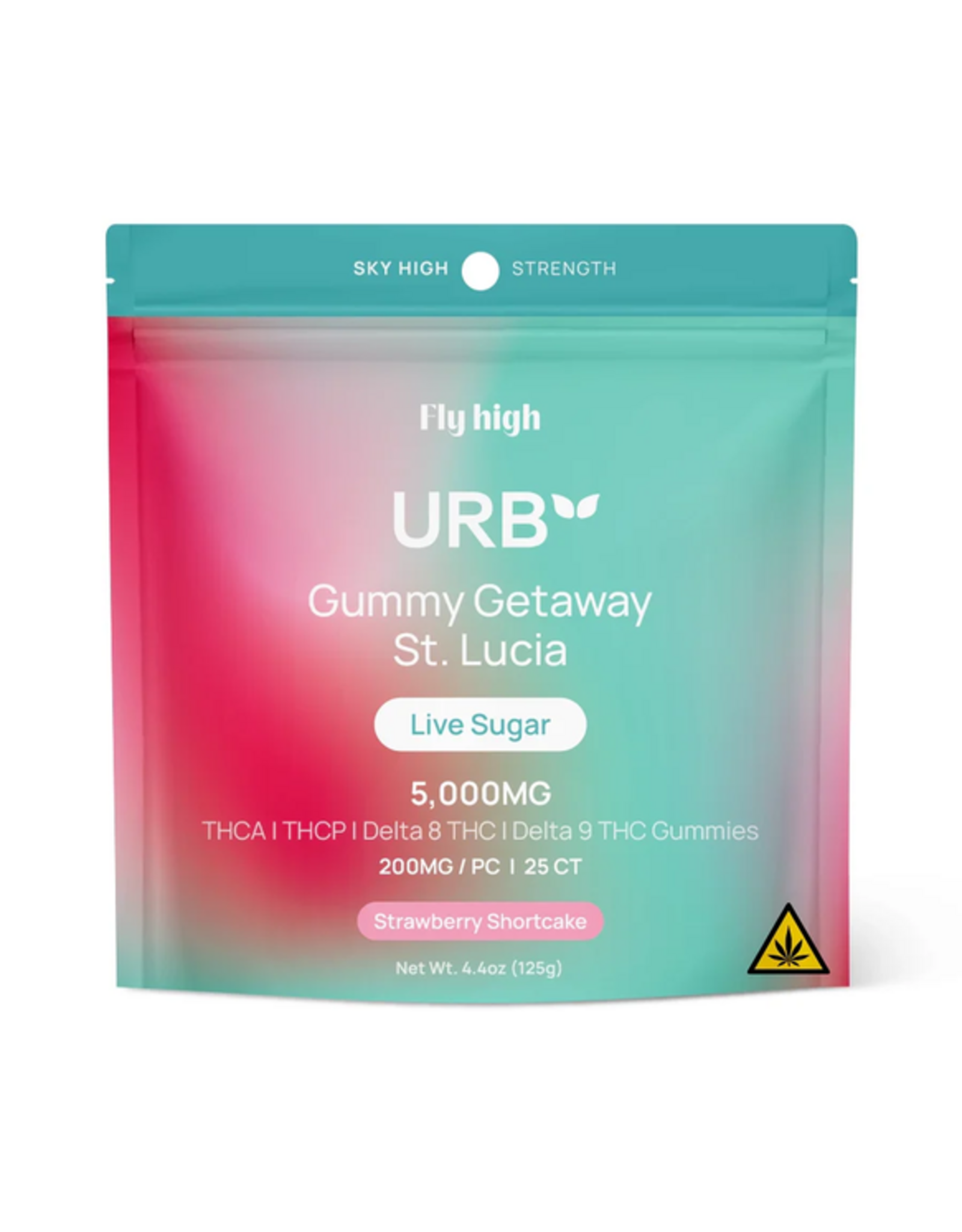 URB URB Gummy Getaway St. Lucia 200mg 25ct