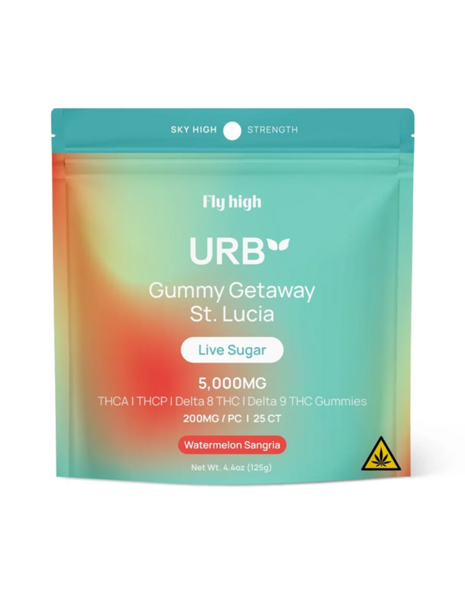 URB URB Gummy Getaway St. Lucia 200mg 25ct