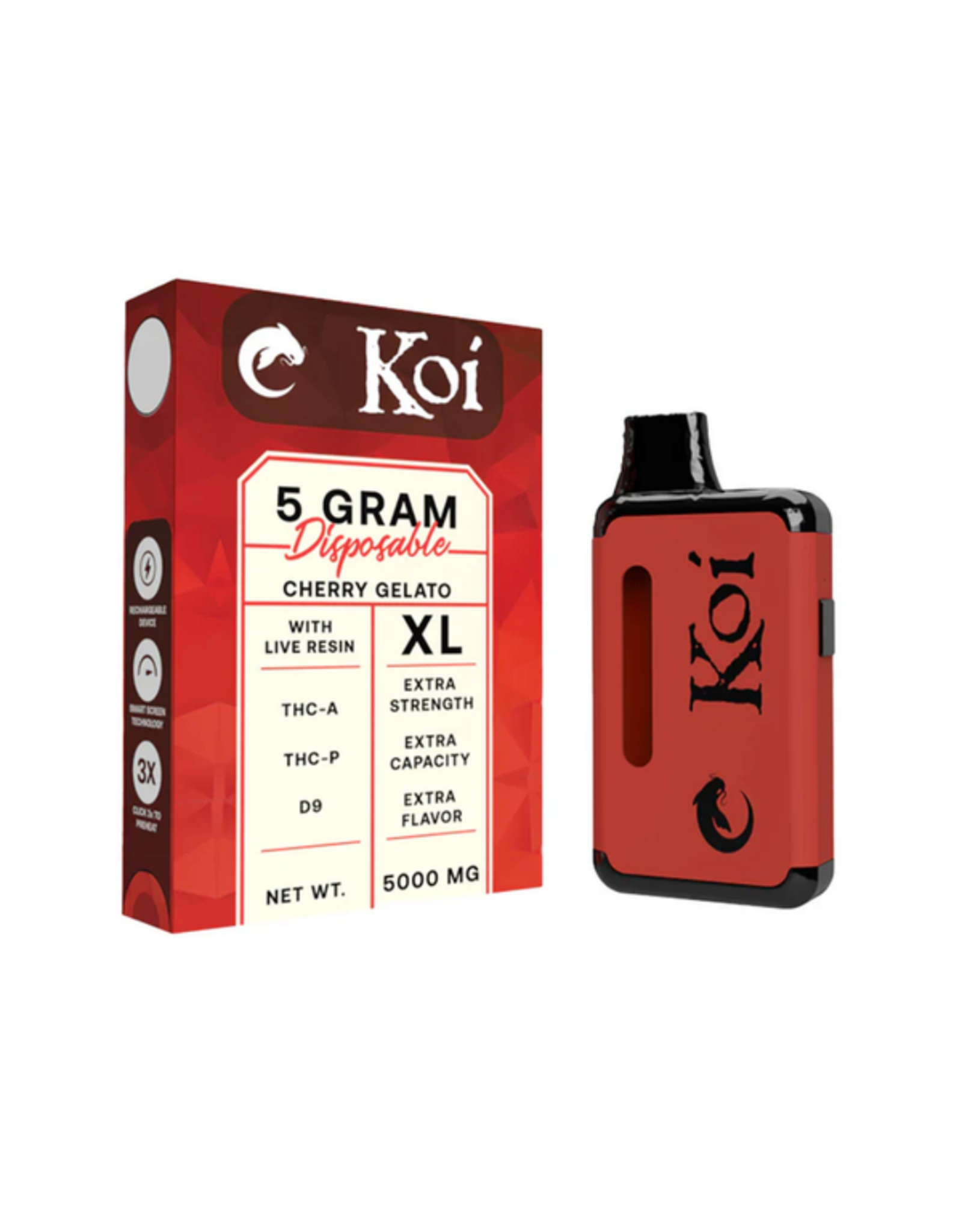 Koi Koi Live Resin XL THC 5g Disposable Vape