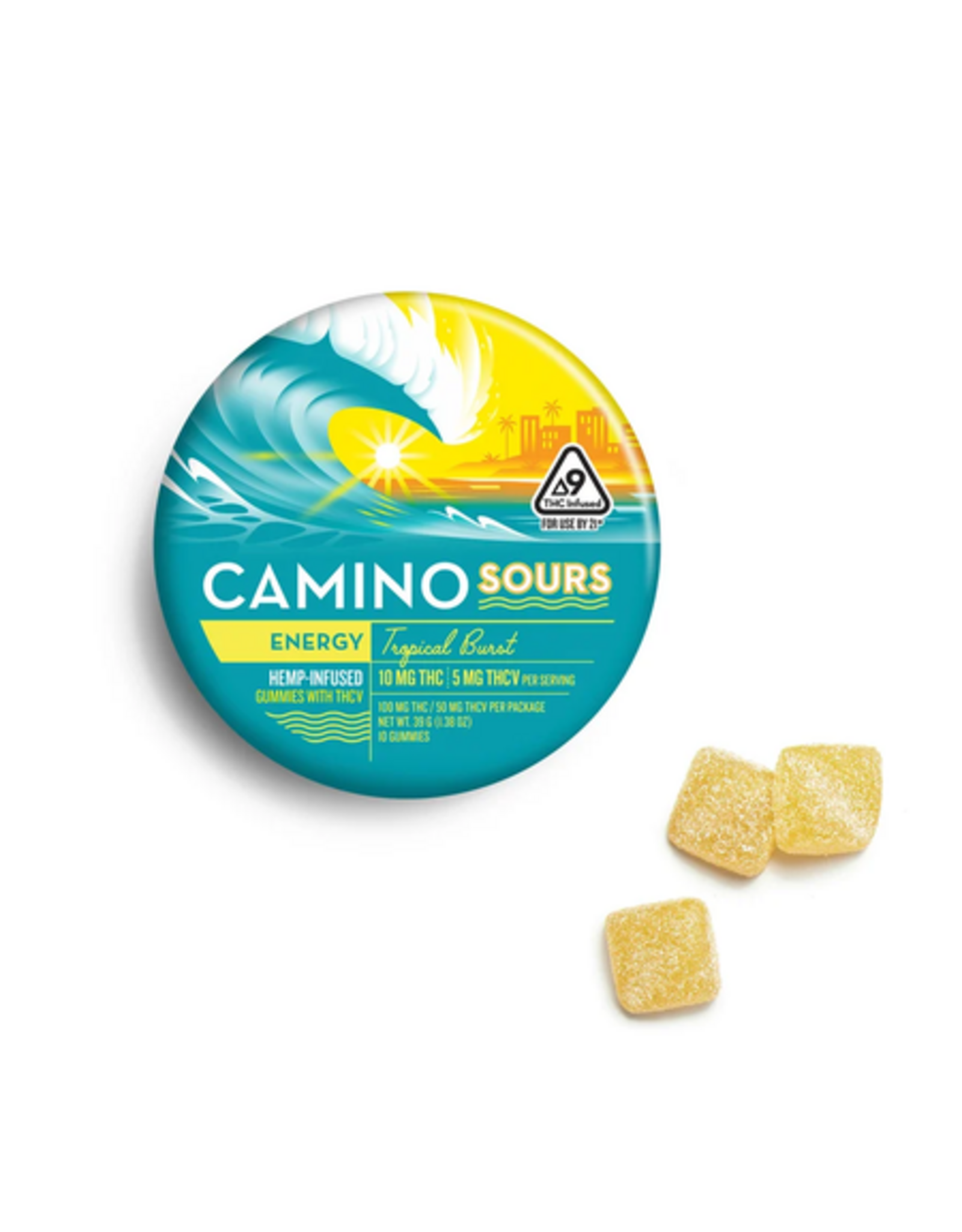Camino Camino 10mg Delta-9 Sours Vegan Gummies 10ct
