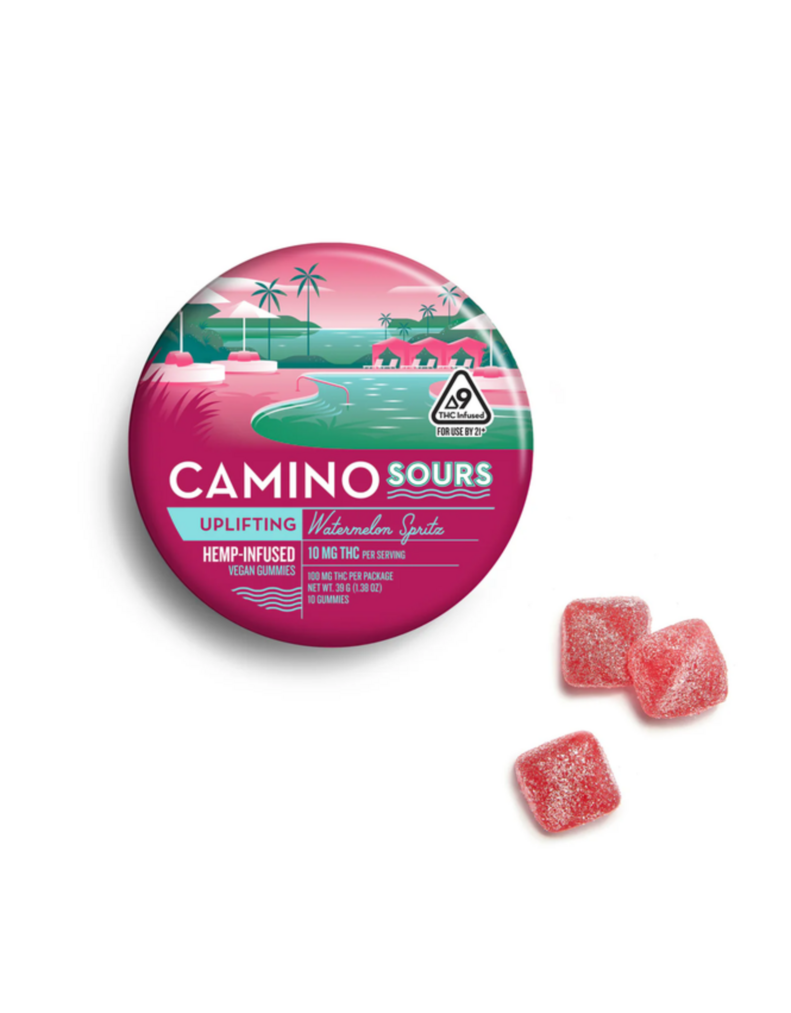 Camino Camino 10mg Delta-9 Sours Vegan Gummies 10ct