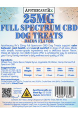 Apothecary Rx Apothecary Rx 25mg Full Spectrum CBD Bacon Flavor Dog Treats 30ct