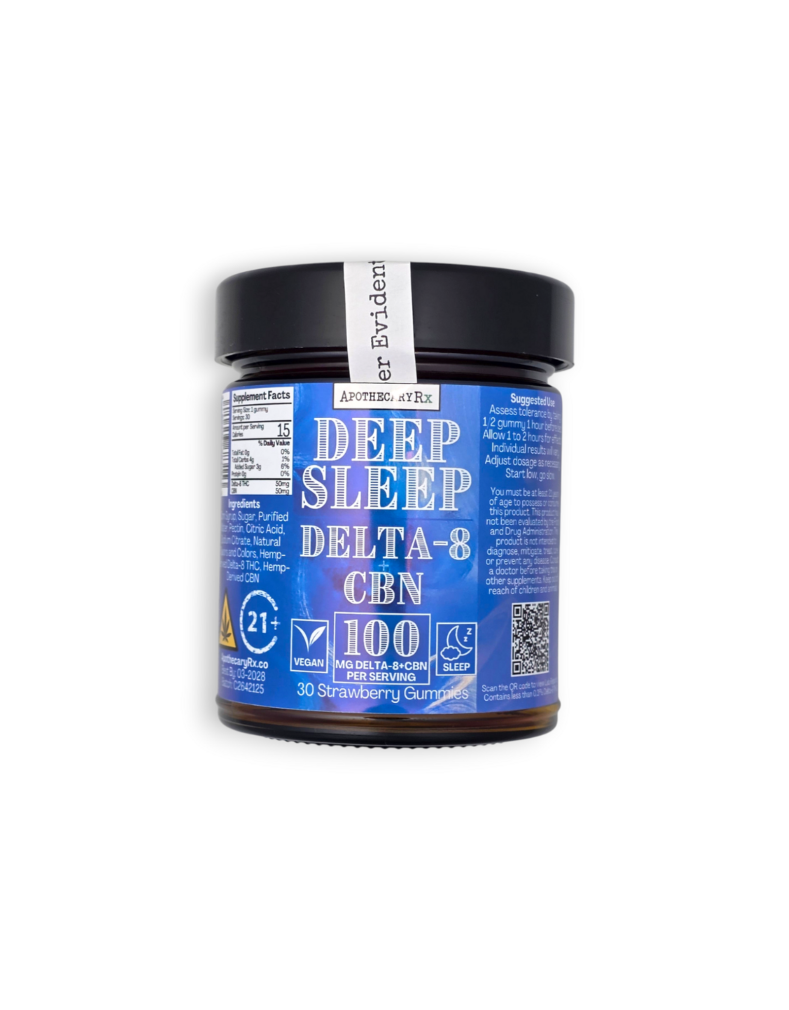 Apothecary Rx Apothecary Rx 100mg Delta-8 CBN Vegan Sleep Gummies