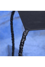 Gold Leaf Design Hand Forged Iron Sofa Table