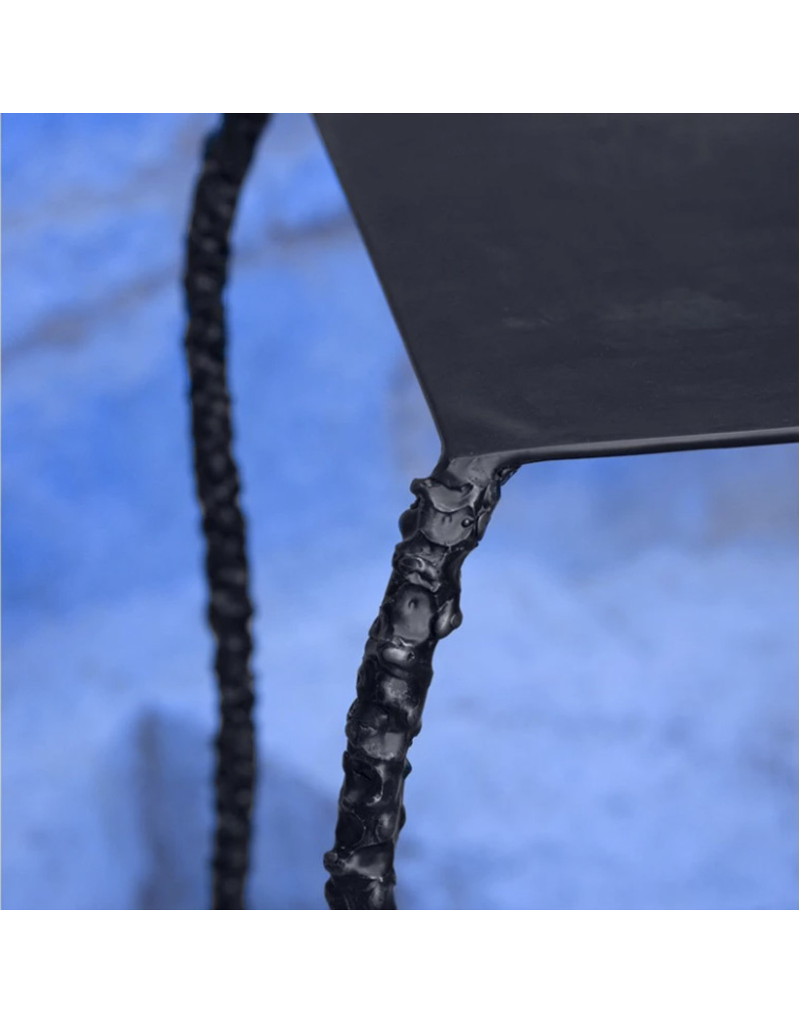 Gold Leaf Design Hand Forged Iron Sofa Table