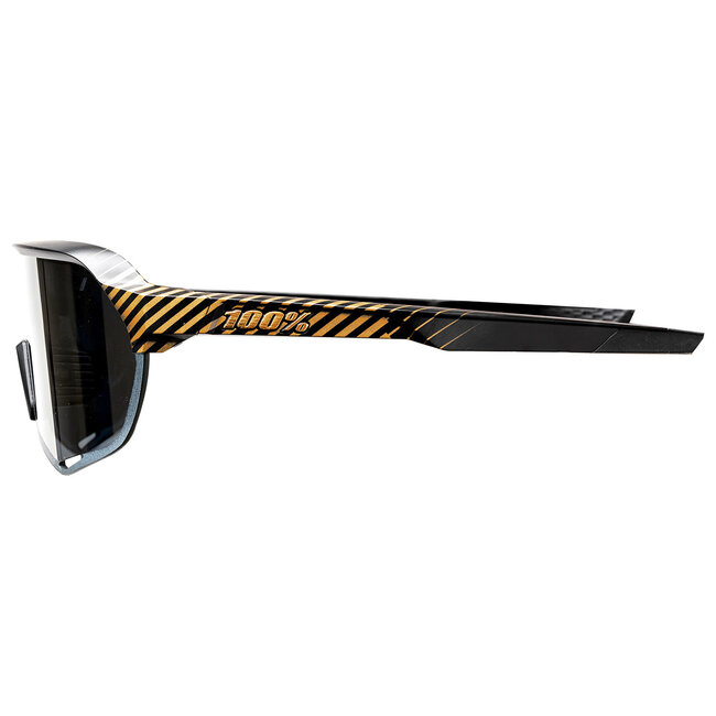 100% Cranbrothers S2 HIPER Silver Gold Mirror Lens Sunglasses