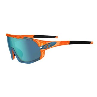 Tifosi Optics Tifosi Sledge, Crystal Orange Interchangeable Sunglasses - Clarion Blue/AC Red/Clear