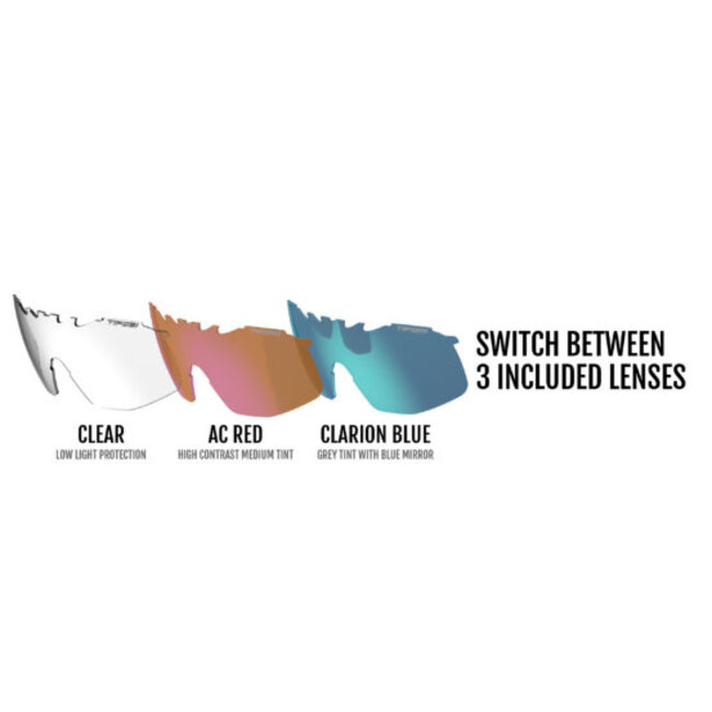 Tifosi Sledge Lite, Crystal Pink Interchangeable Sunglasses