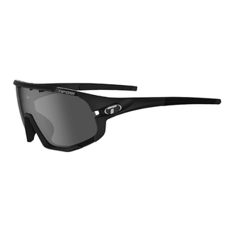 Tifosi Optics Tifosi Sledge, Matte Black Interchangeable Sunglasses - Smoke/AC Red/Clear