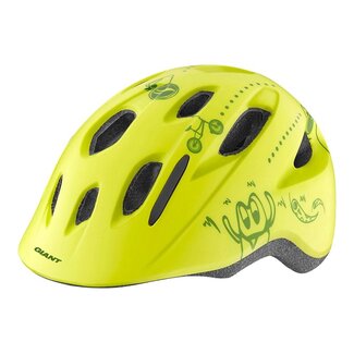 Giant Giant Holler Youth Helmet OSFM Matte Lime (w/ Bug Net)