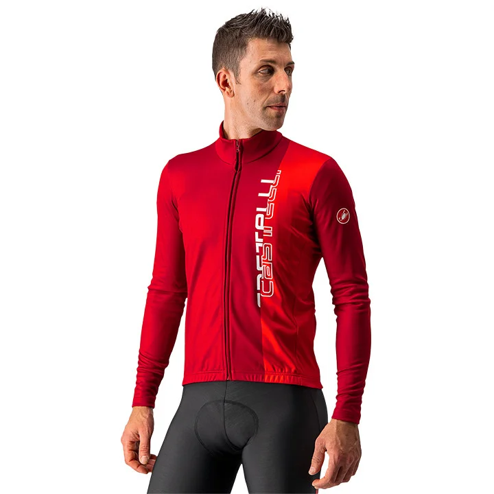 CASTELLI Traguardo Jersey FZ -pro red/red -L - 88 Cycling CASTELLI Traguardo Jersey FZ -pro red/red -L - 88 Cycling