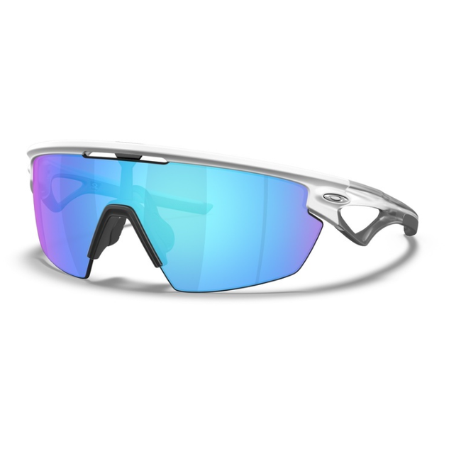 Sphaera Matte White Prizm Saphire Polarized
