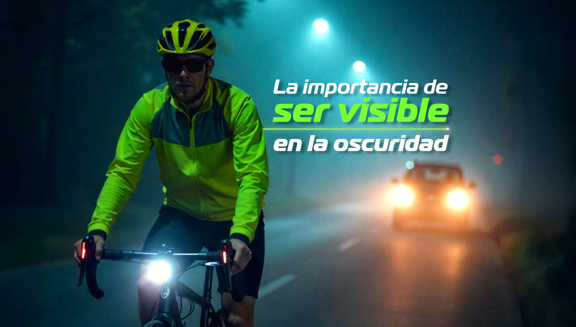 La importancia de ser visible en la oscuridad cuando practicas ciclismo o running