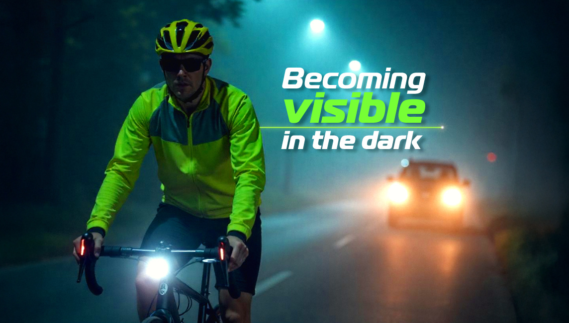 Becoming visible in the dark: The importance of visibility for cyclists and runners