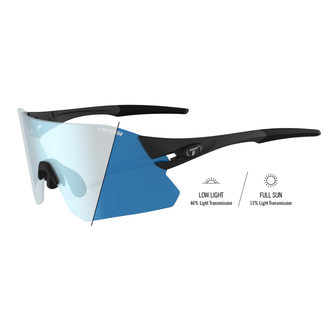 Rail, Matte Black Fototec Lens Sunglasses, Clarion Blue Fototec
