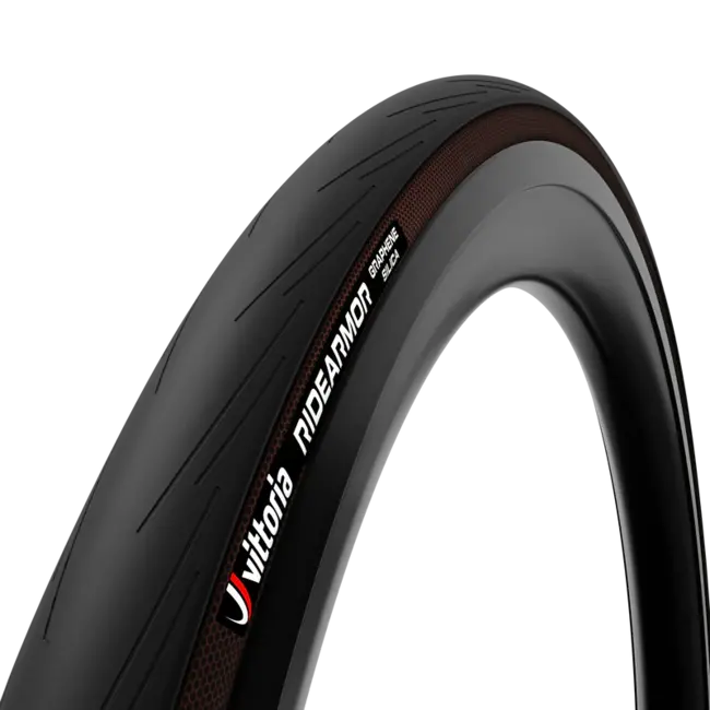 VITTORIA Vittoria Ride Armor II Tire - 700 x 28, Tubeless, Folding, Black, Graphene + Silica, G2.0