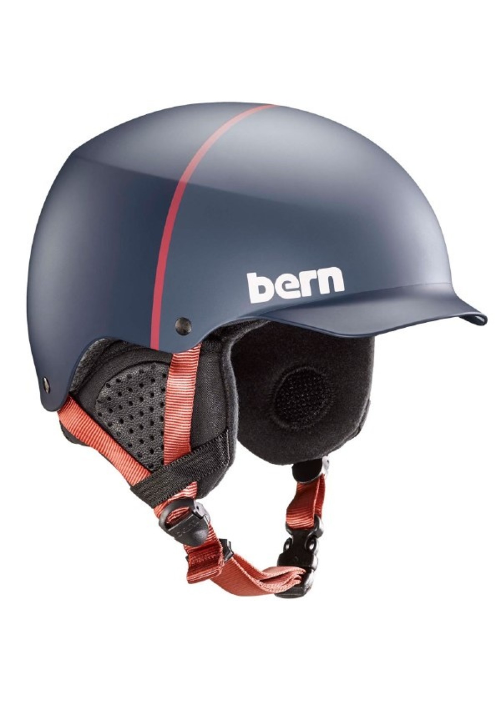 Details about   Bern Men's Baker Helmet Customer Return Grey/Orange, Small 