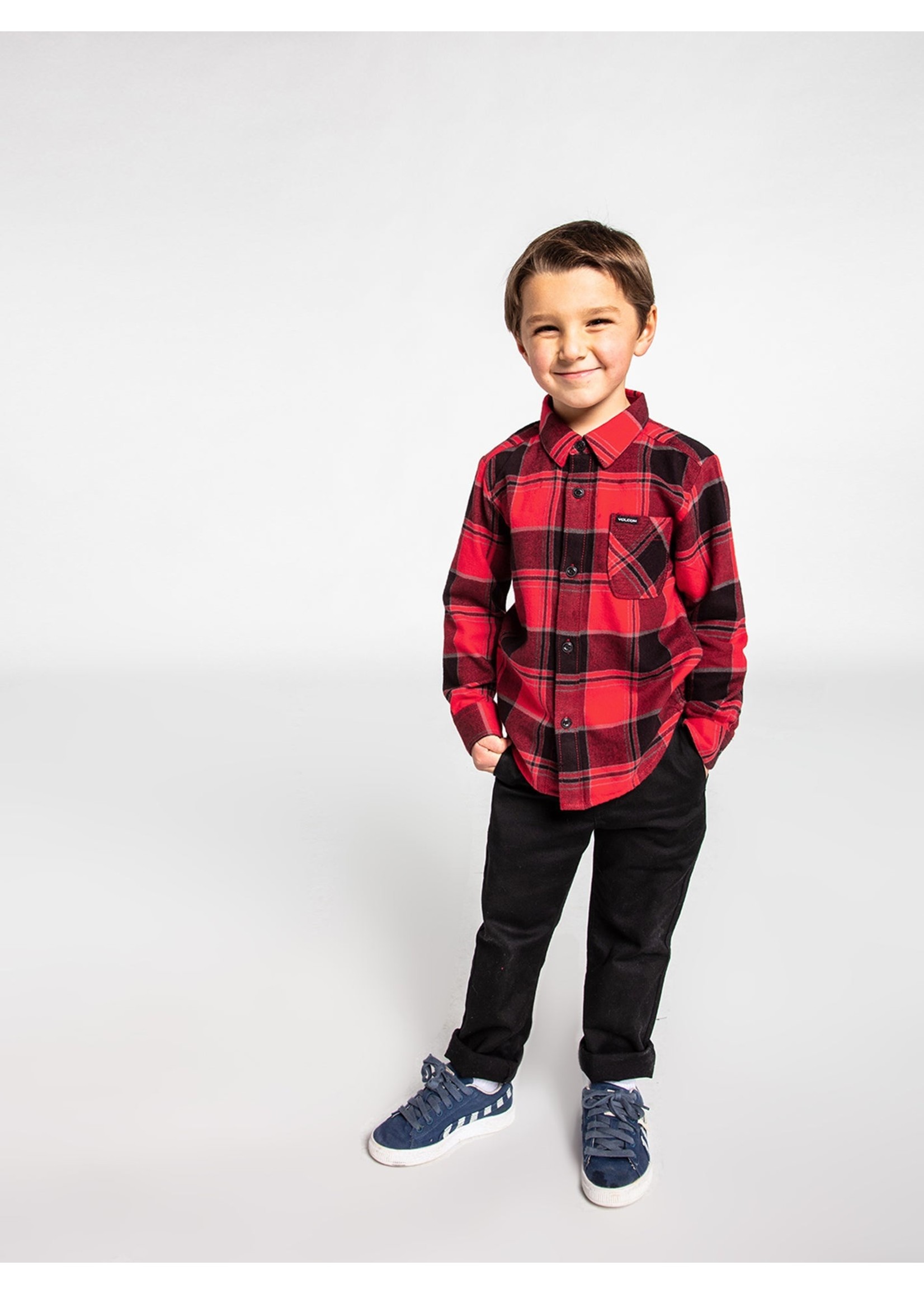 Volcom CADEN PLAID LS