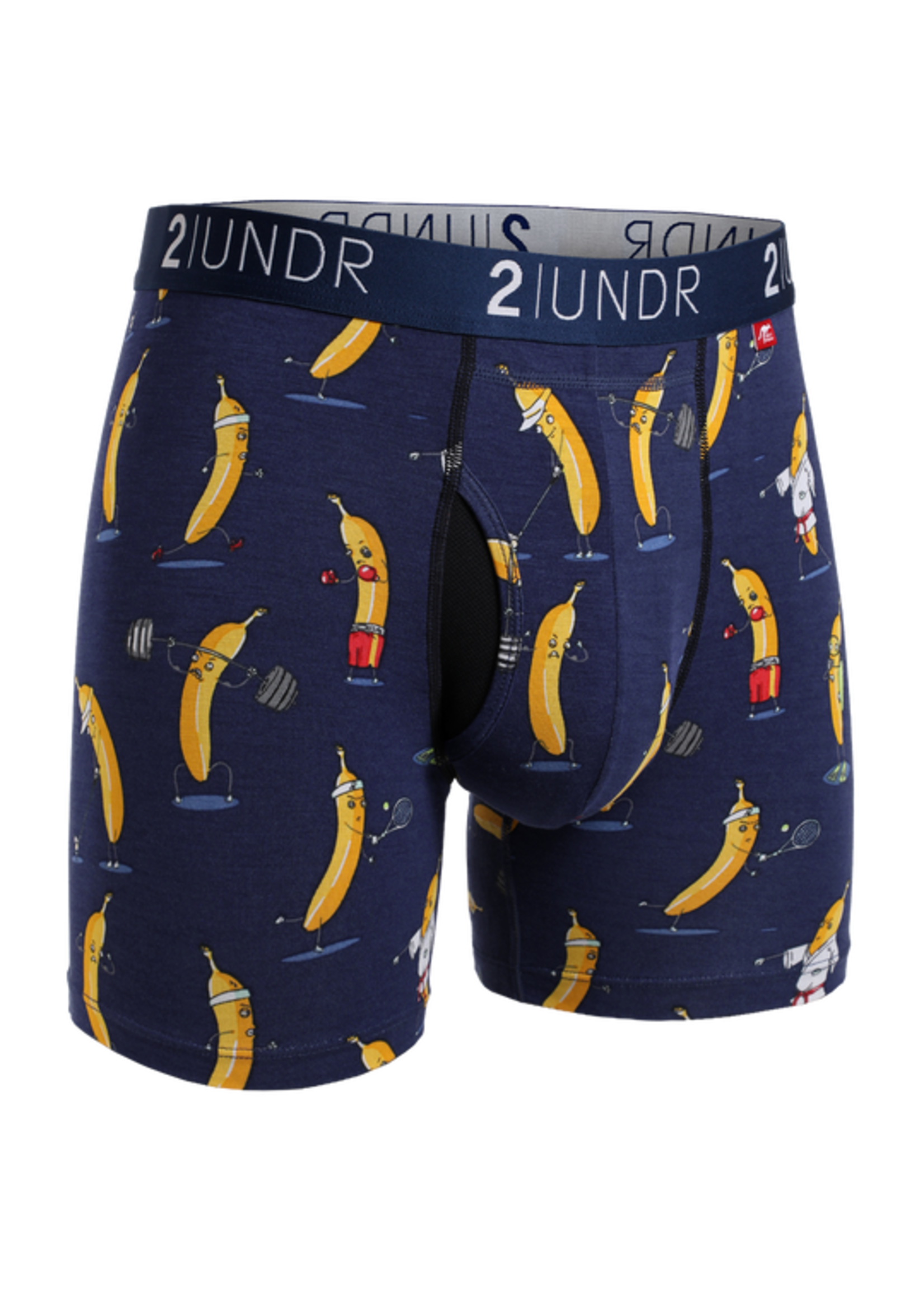 2UNDR - Printed Swing Shift Boxer Space Golf