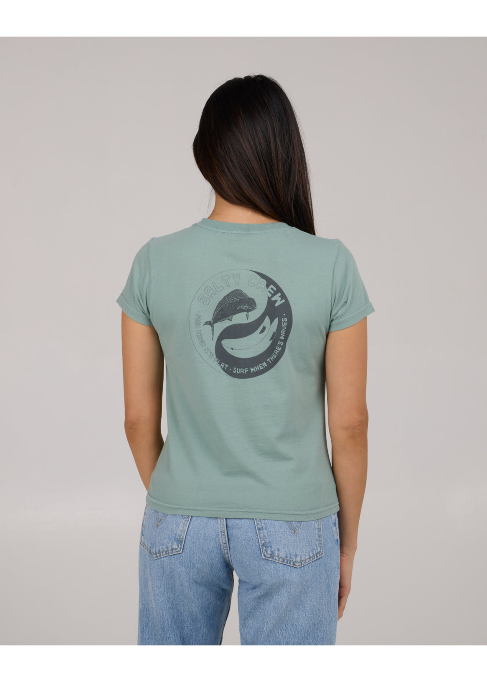 SALTY CREW FISHIN YANG MODERN TEE SM25