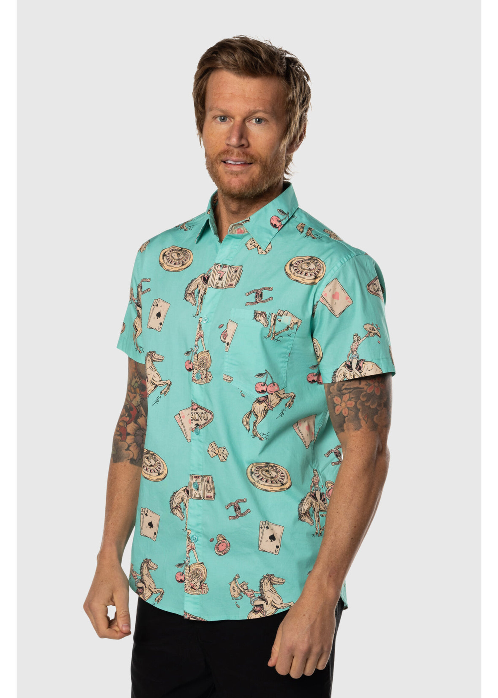 TEAMLTD CLASSIC BUTTON UP SM25