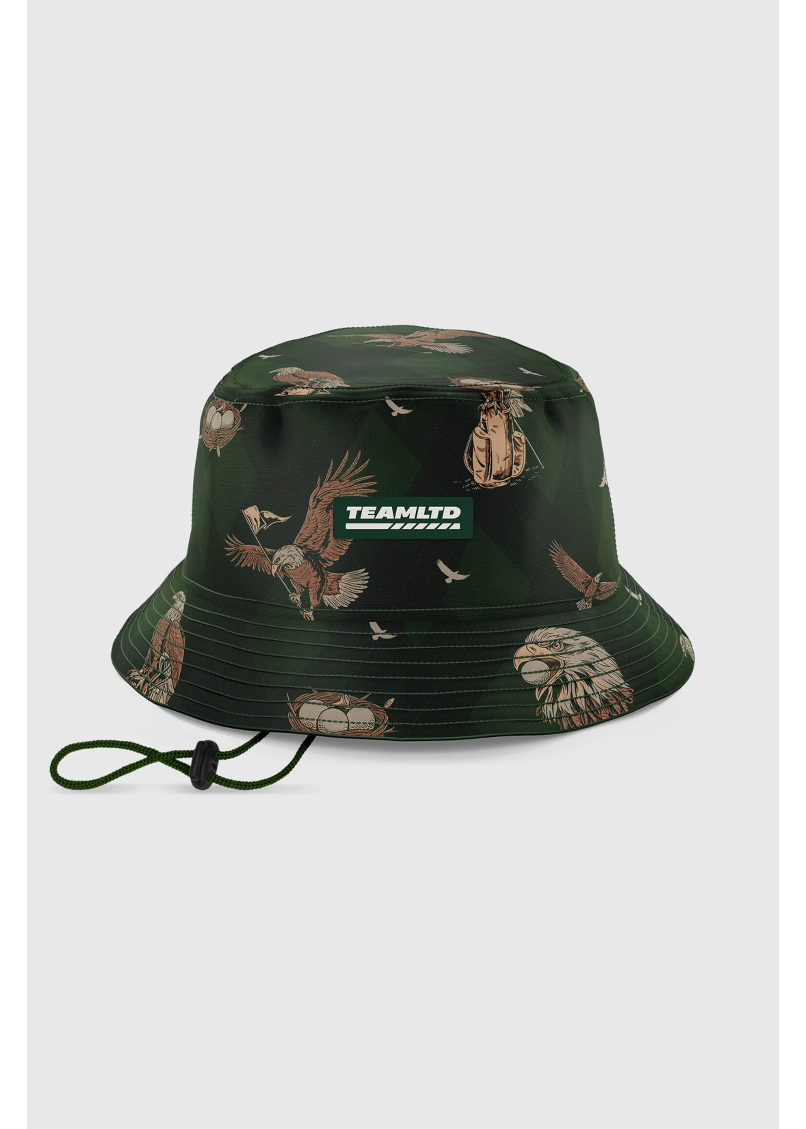 TEAMLTD GREEN EAGLE BUCKET HAT SM25