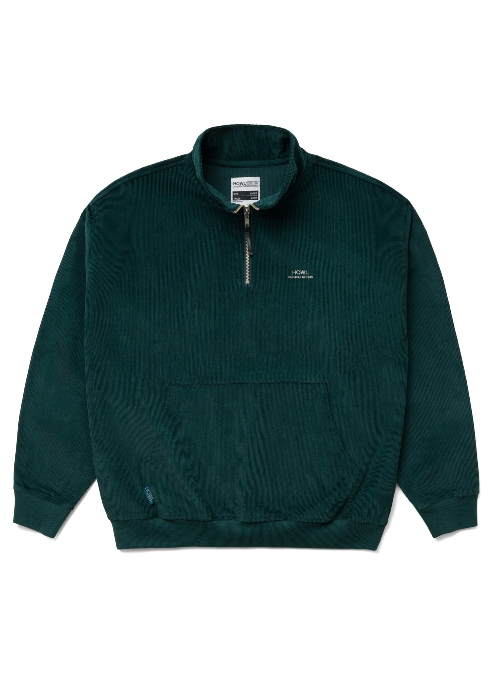 HOWL CORDUROY HALF ZIP W25