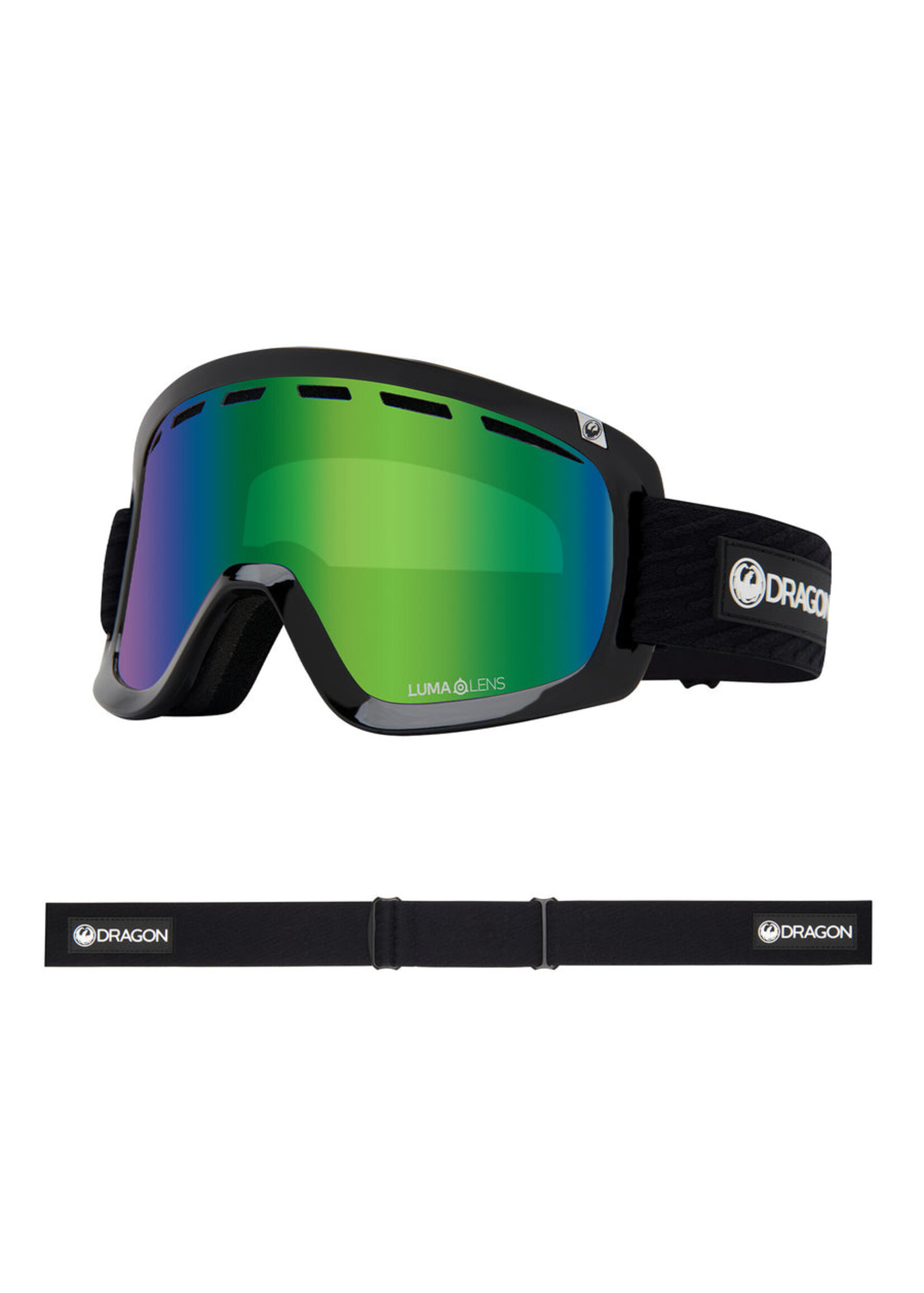 Dragon D1 OTG 2 ICON GREEN /GRN ION +AMBER W25