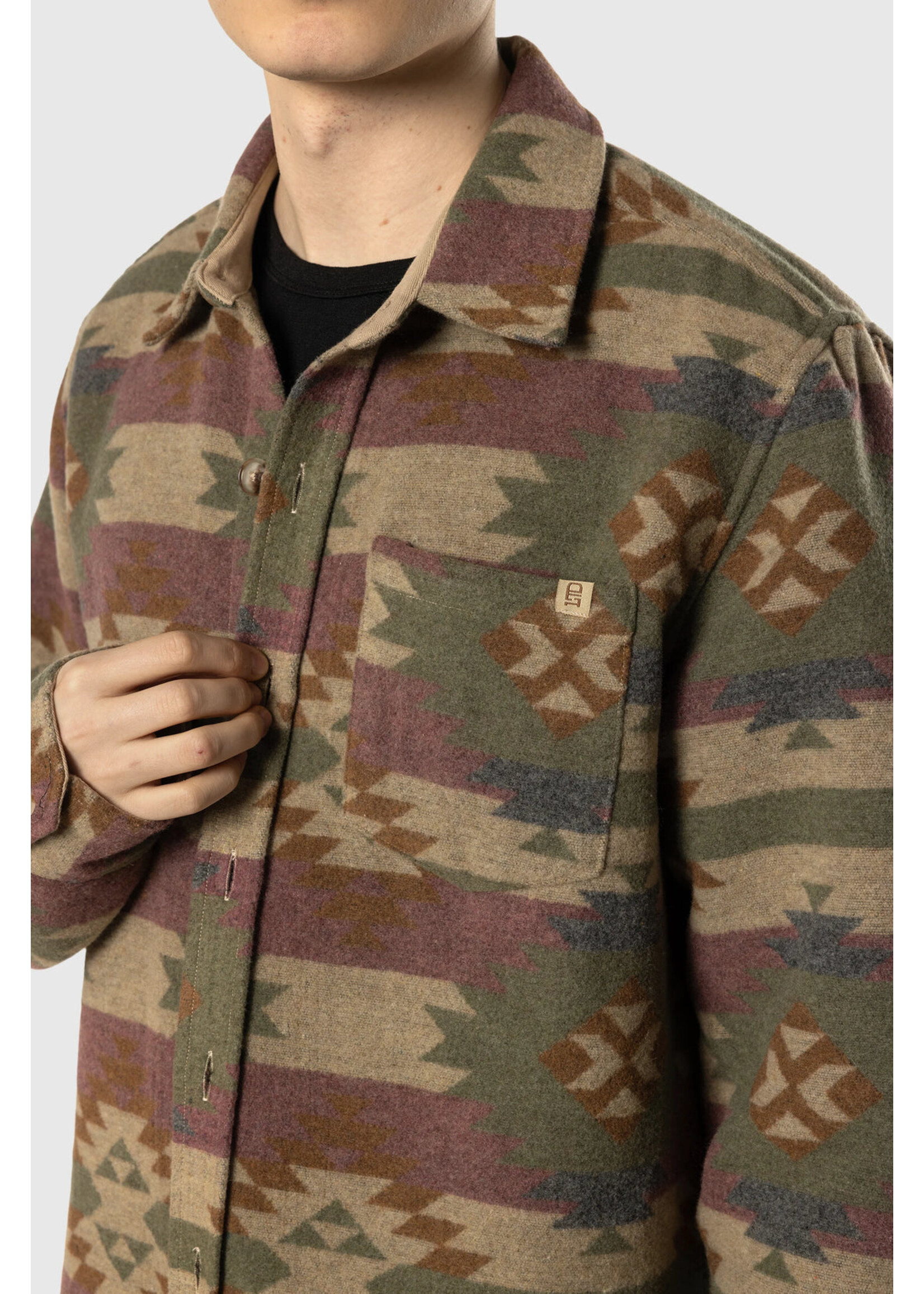 TEAMLTD AZTEC OVERSHIRT W25