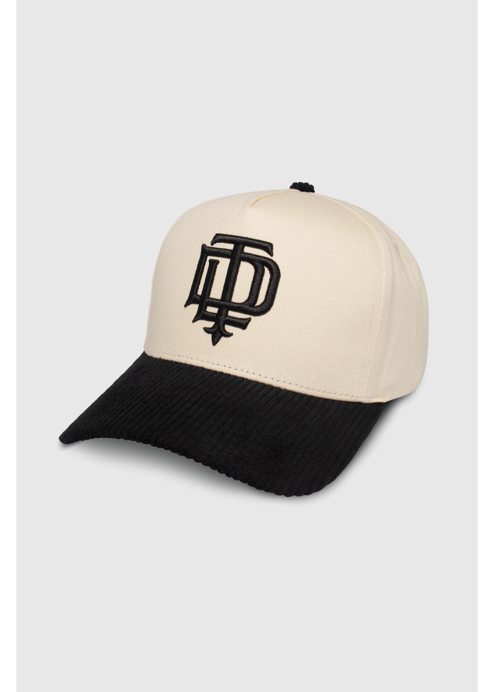 TEAMLTD CLUB CORD SNAPBACK W25 CREAM/BLK